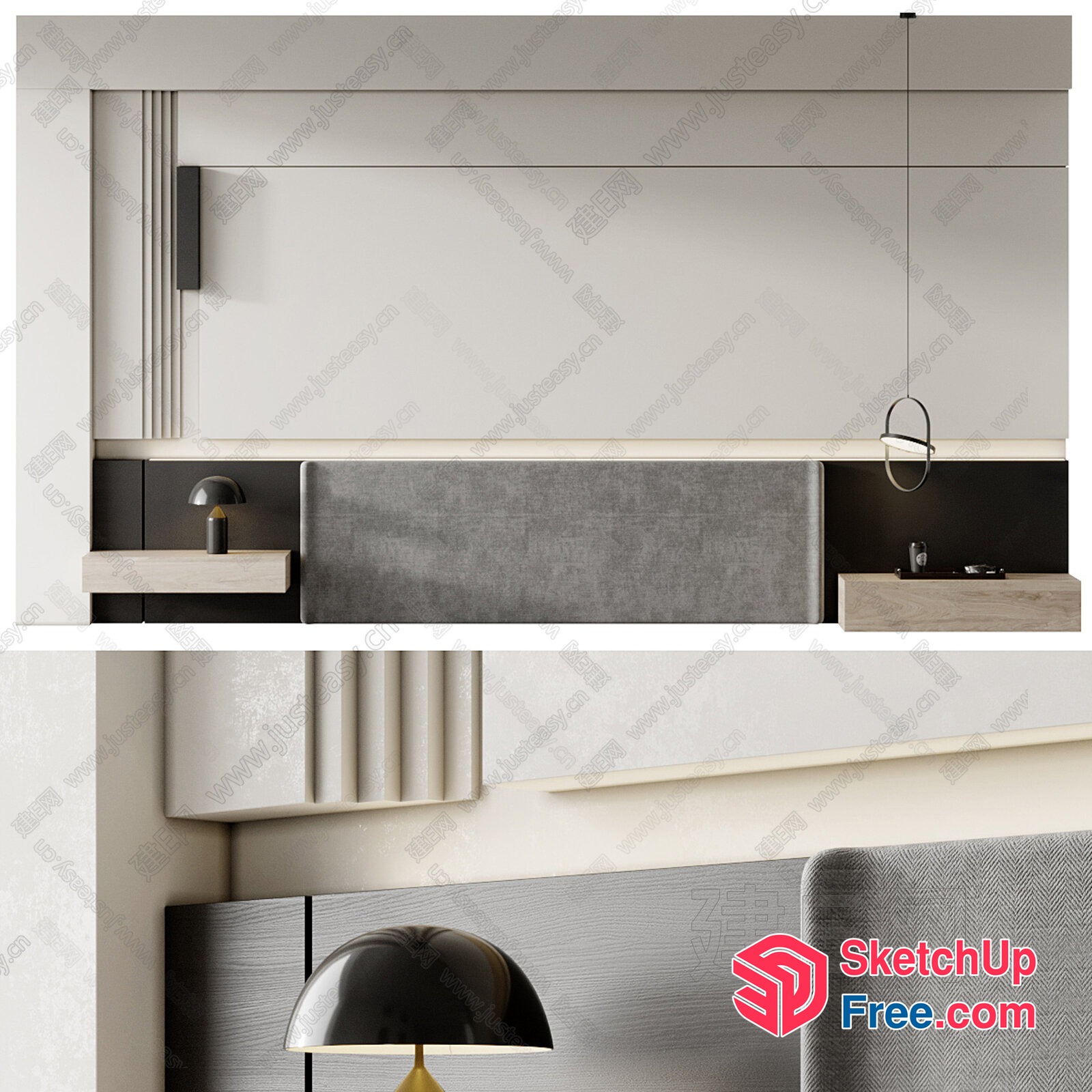 Modern Minimalist Interior Design 3D SketchUp File