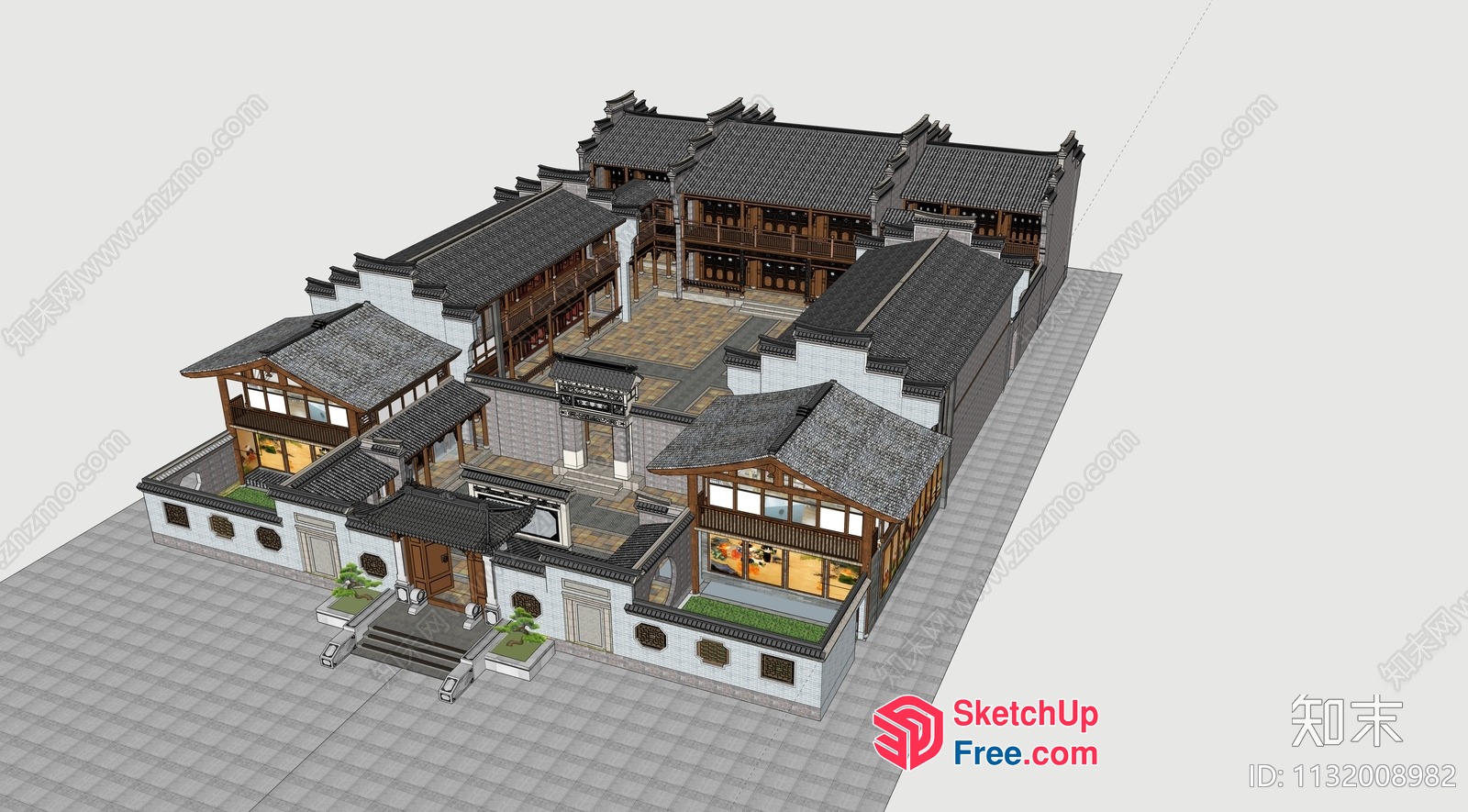 Traditional Chinese Architecture 3D SketchUp File