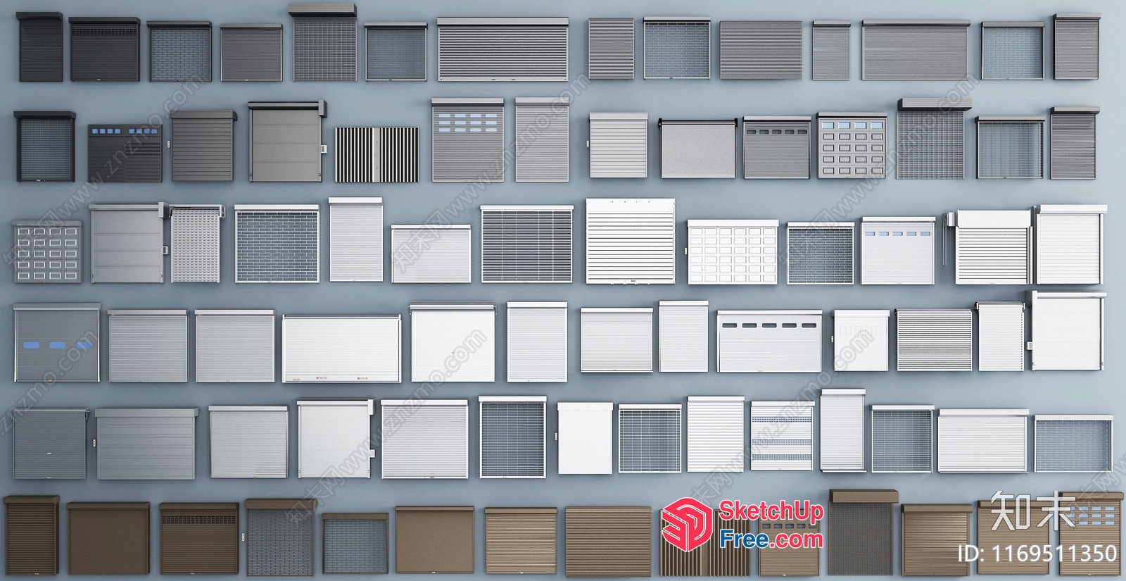 Various Window And Door Designs 3D SketchUp File