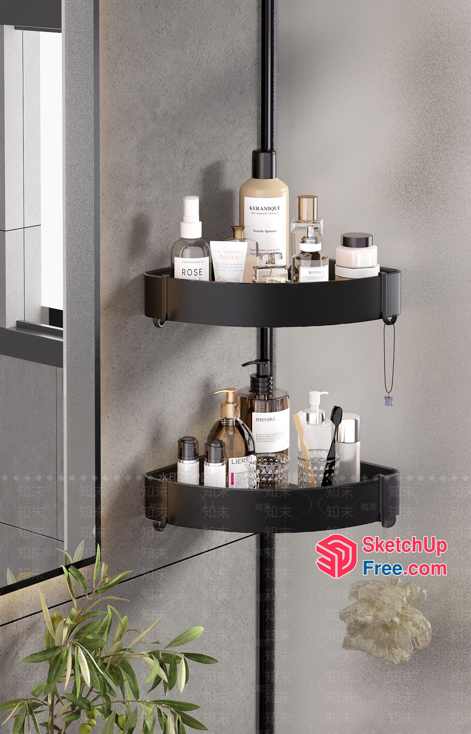 Bathroom Storage And Organization 3D SketchUp File