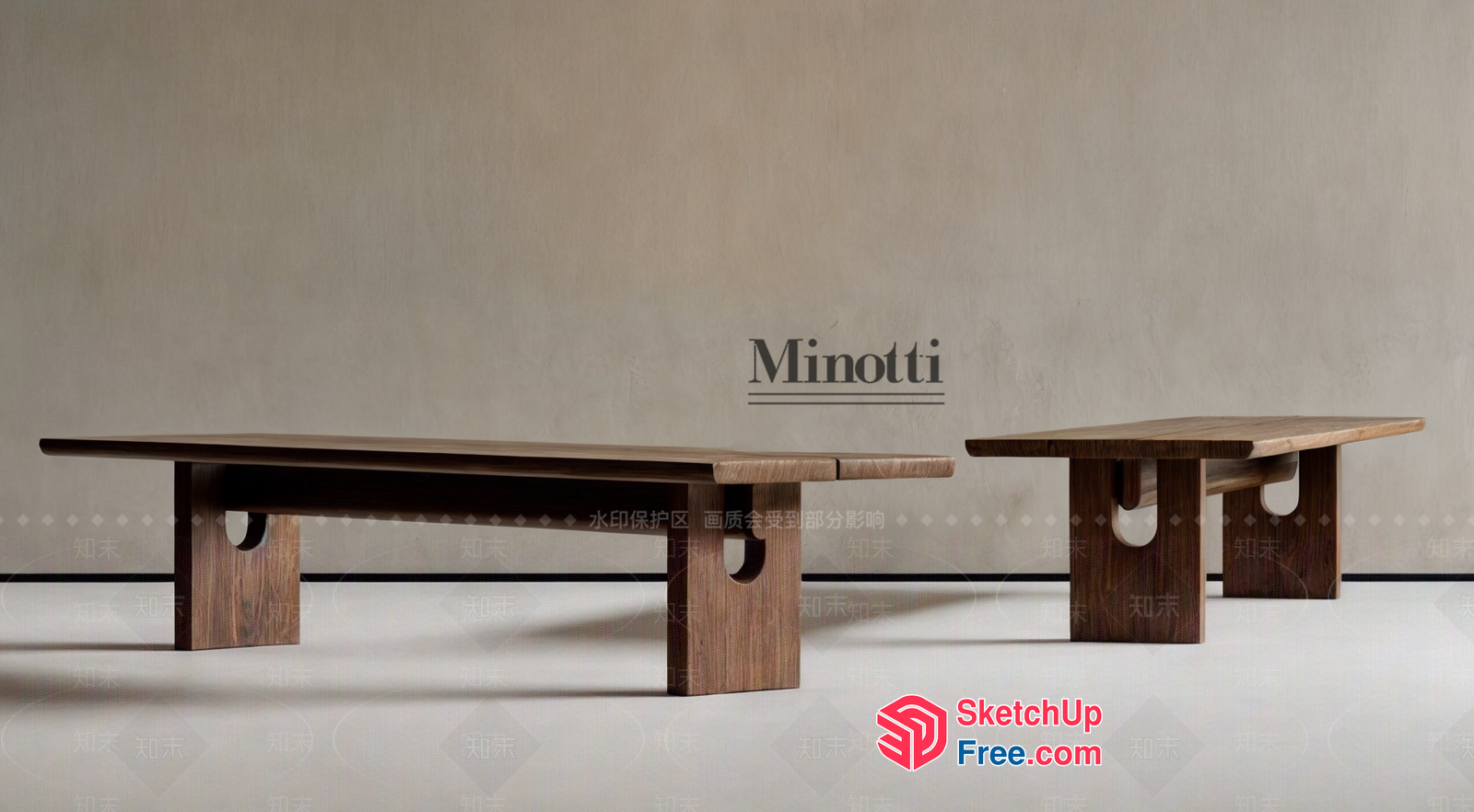 Minotti Furniture Collection 3D SketchUp File