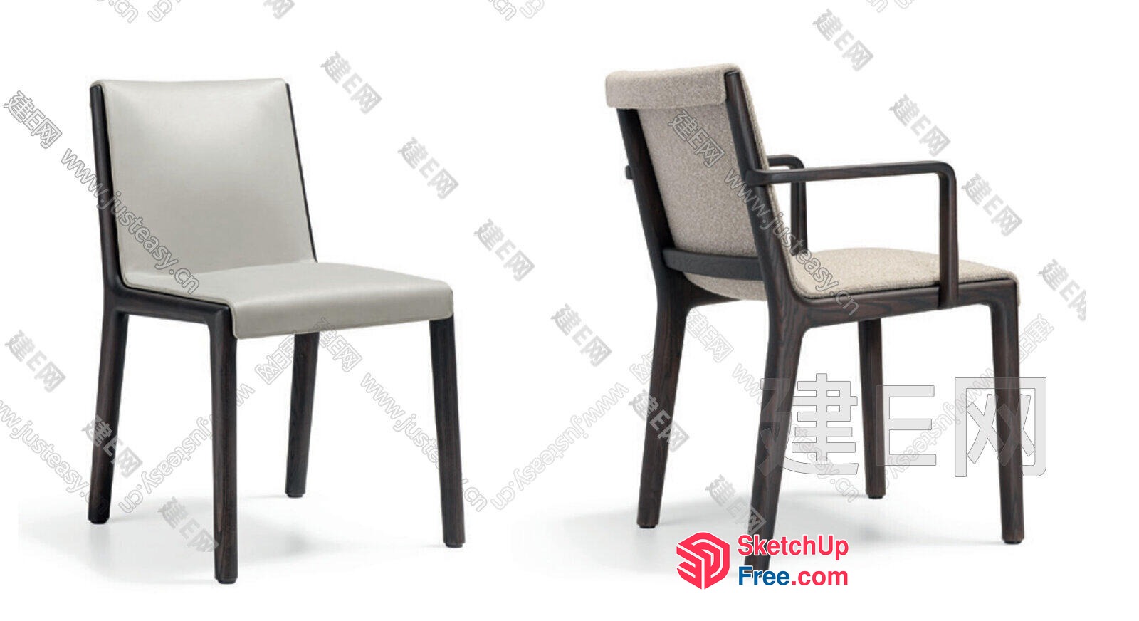 Modern Minimalist Chairs 3D SketchUp File