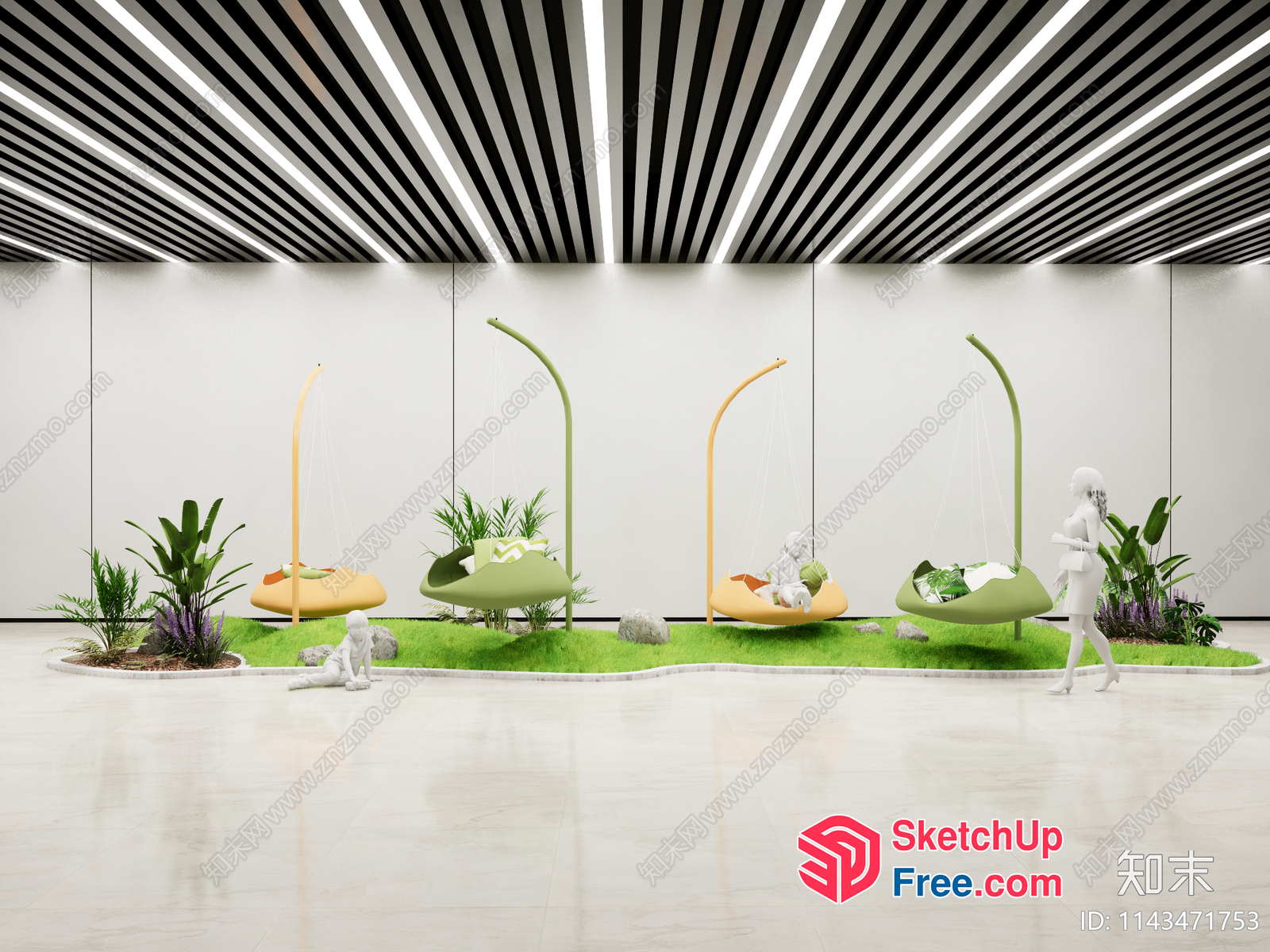 Modern Contemporary Interior Design 3D SketchUp File