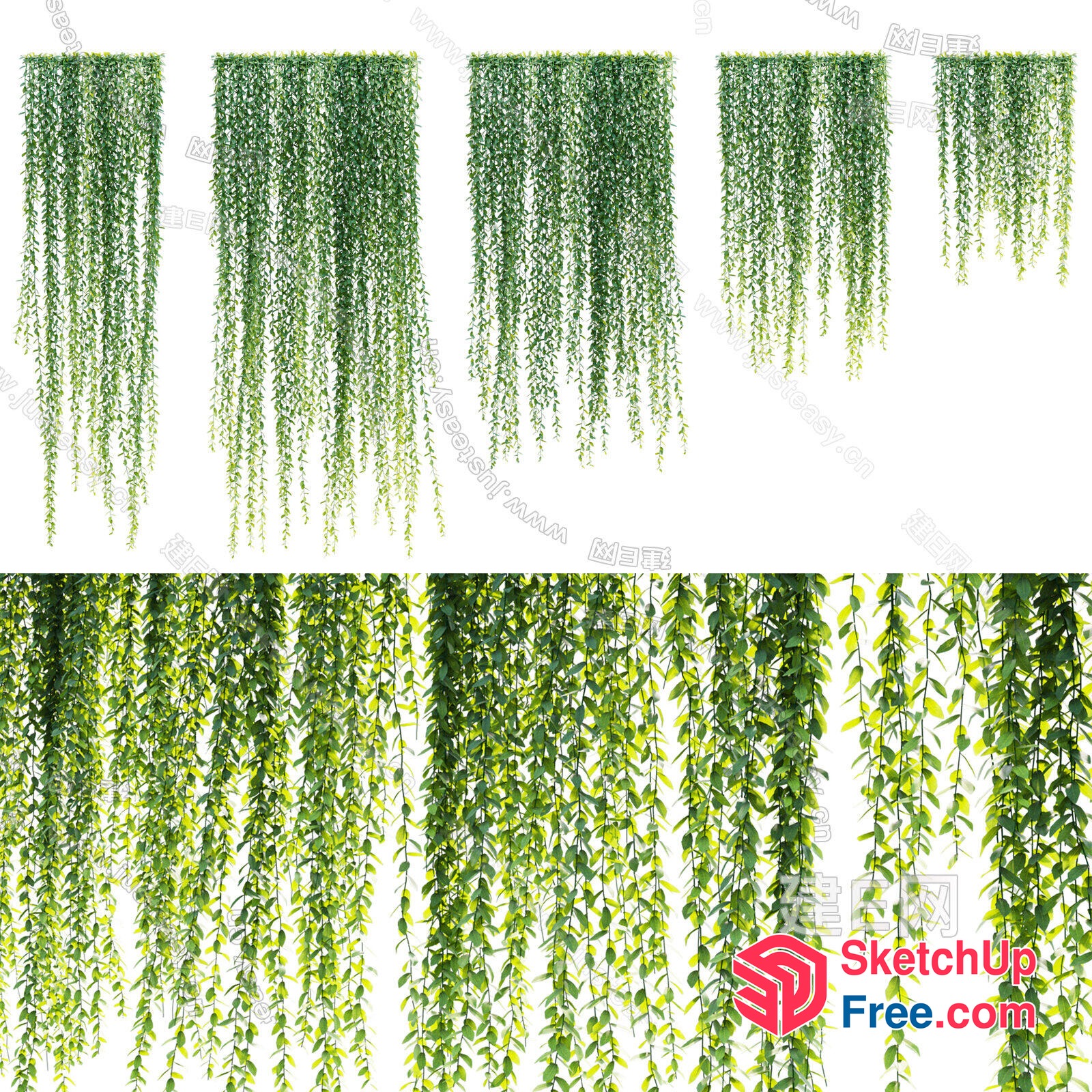 Greenery Hanging Decorations 3D SketchUp File