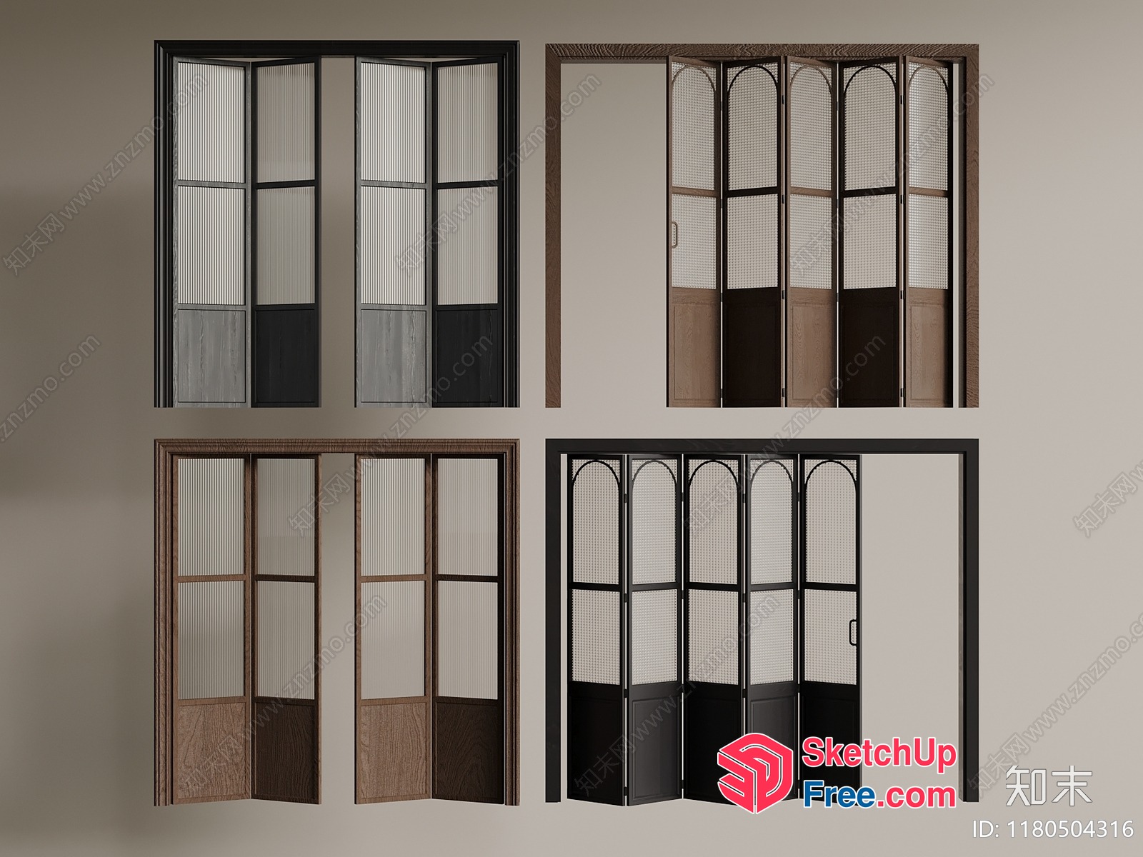 Elegant Partition Screen Collection 3D SketchUp File