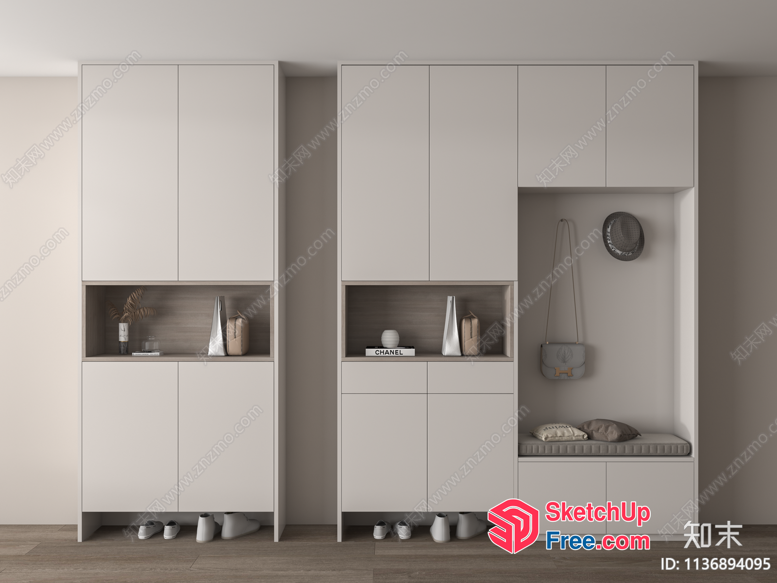 Minimalist Style Living Room Furniture 3D SketchUp File