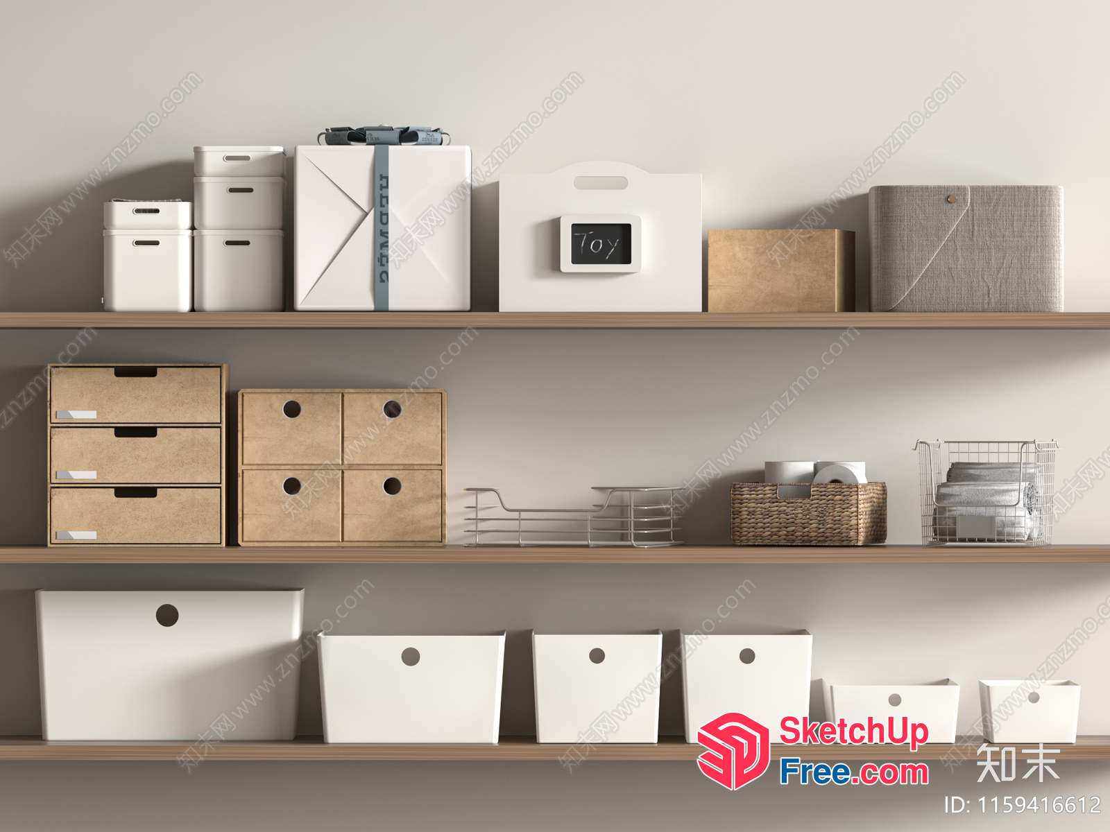 Storage And Organization Units 3D SketchUp File