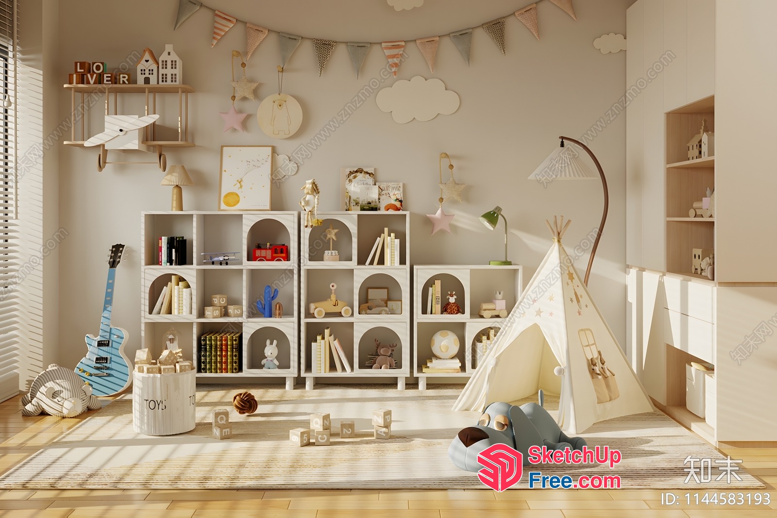 Playful Childhood Sanctuary 3D SketchUp File