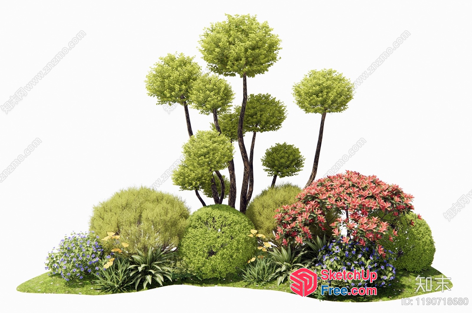 Serene Outdoor Oasis 3D SketchUp File