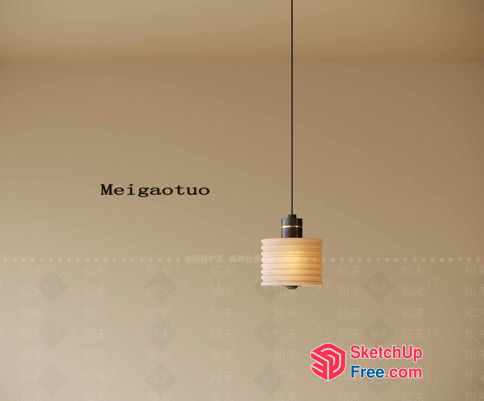 Meigaotuo Hanging Lamp 3D SketchUp File