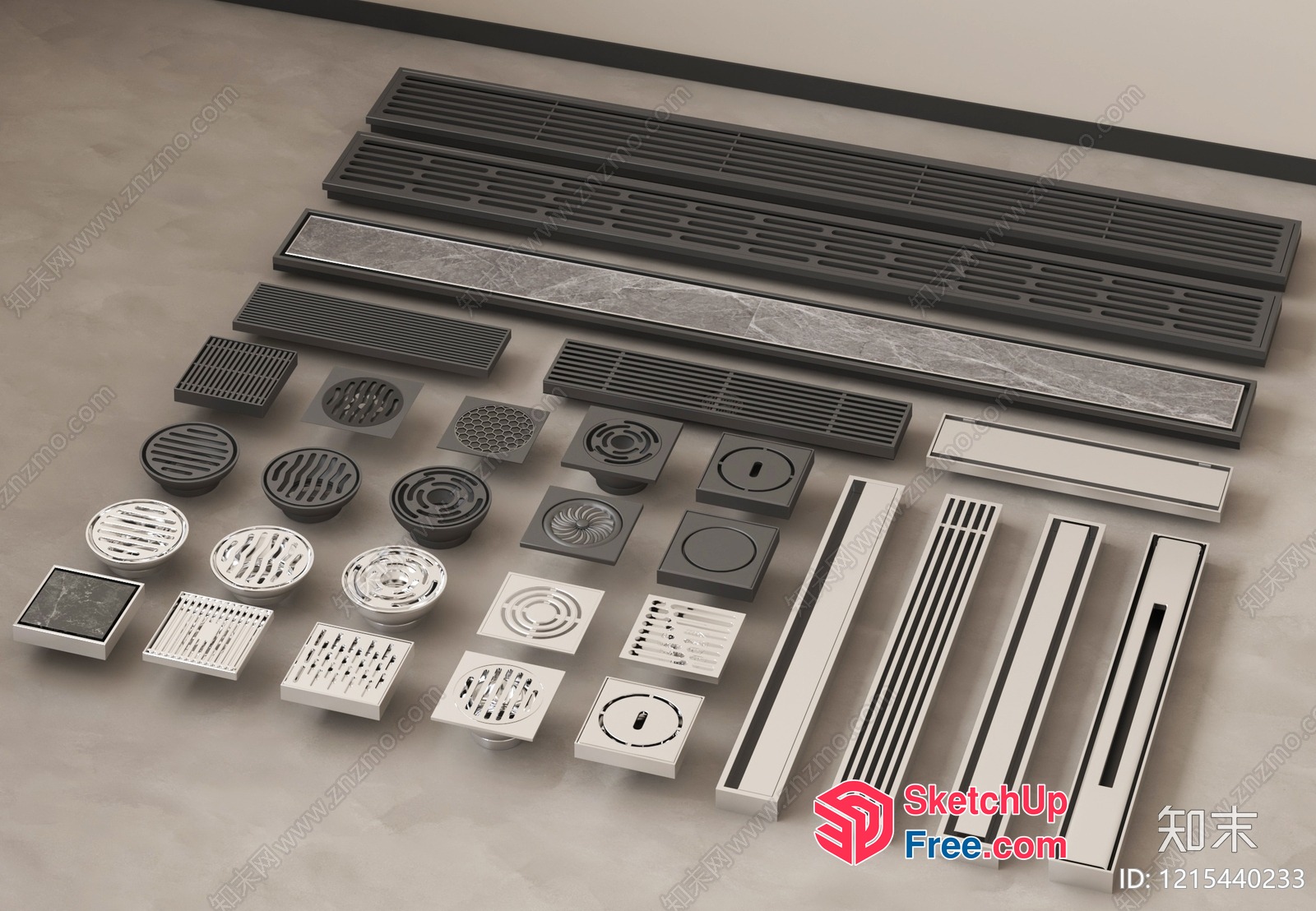 Decorative Hardware And Accessories 3D SketchUp File