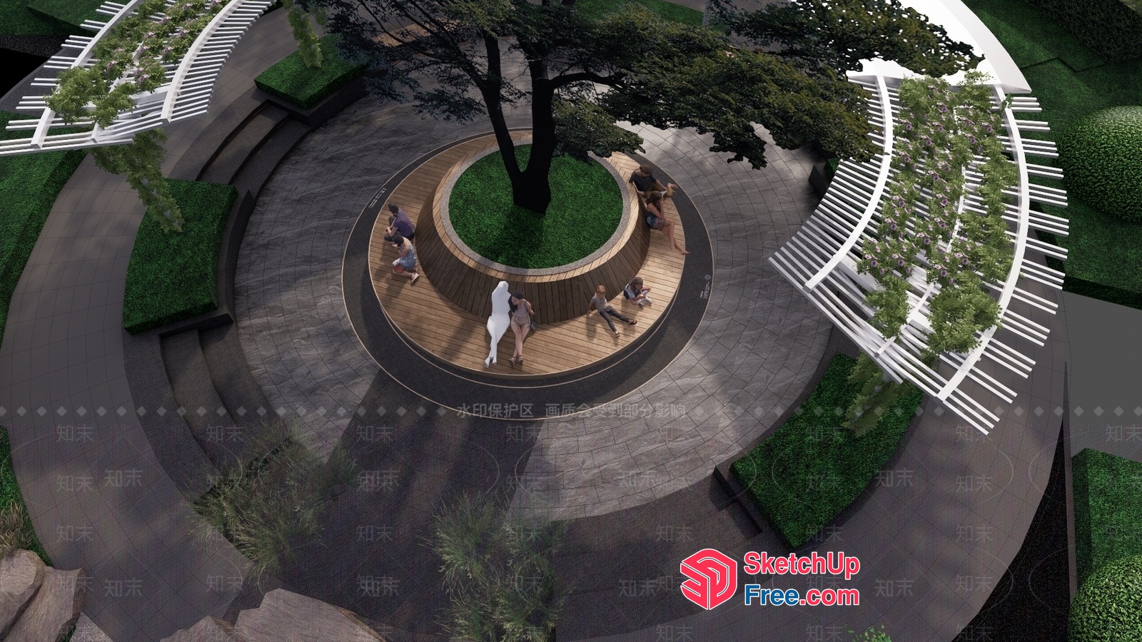 Serene Outdoor Oasis 3D SketchUp File