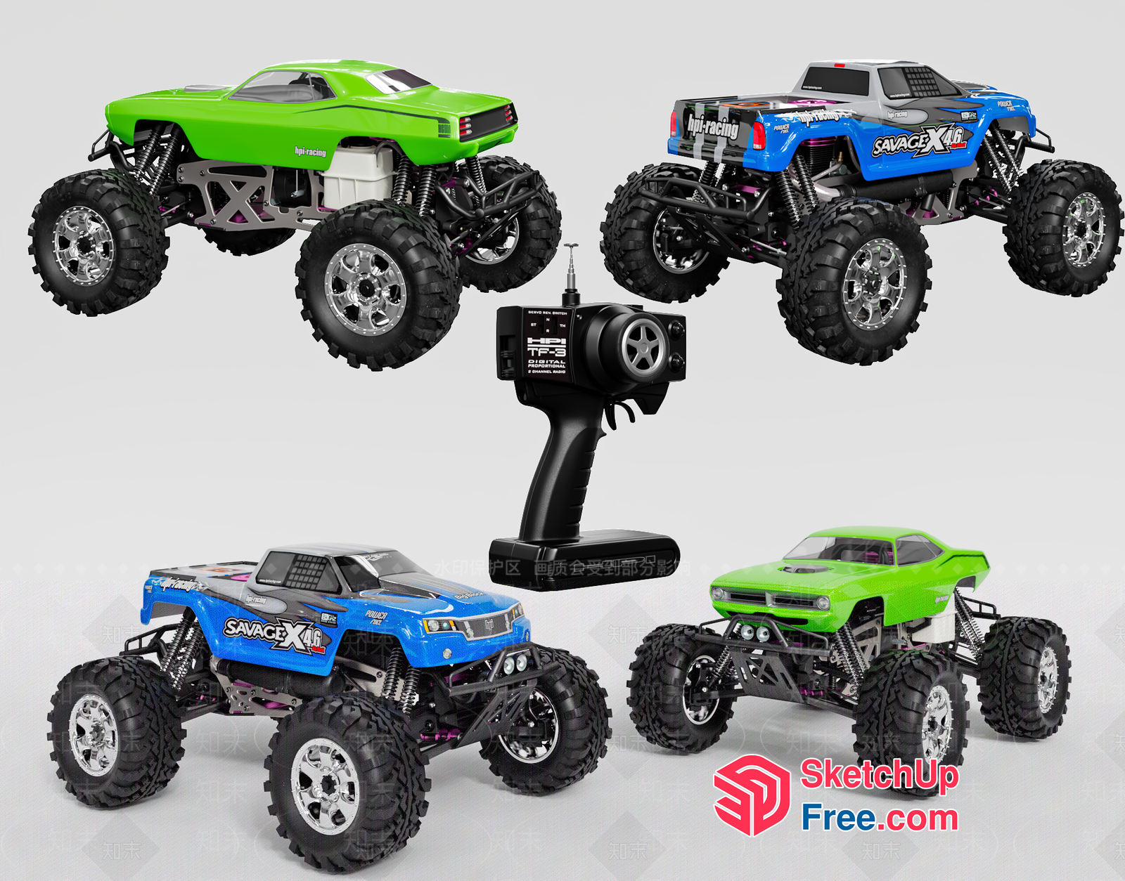 Off-Road Vehicle Models 3D SketchUp File
