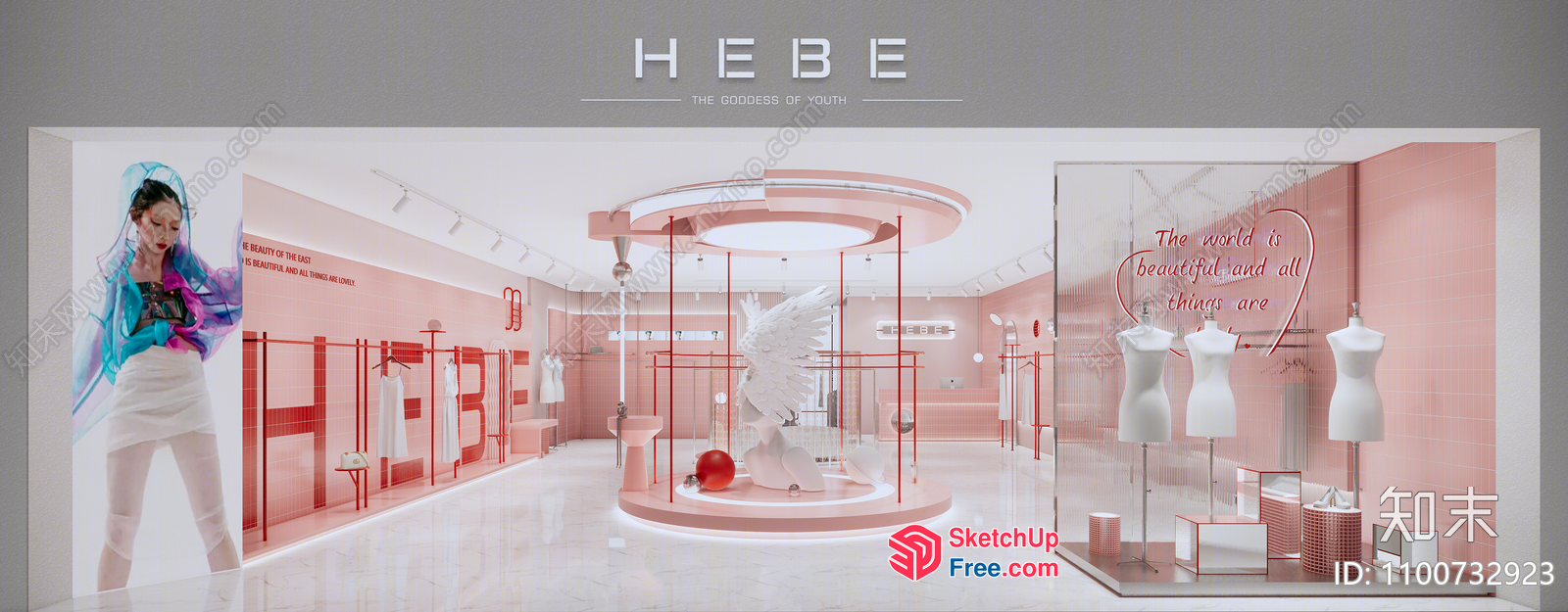 Hebe The Goddess Of Youth 3D SketchUp File