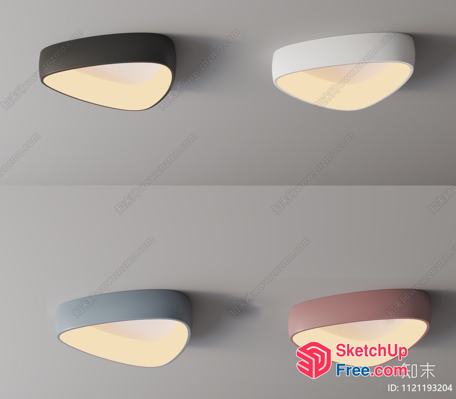 Modern Ceiling Lights For Contemporary Spaces 3D SketchUp File