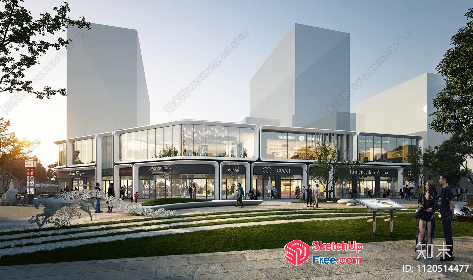 Commercial Street Cladding 3D SketchUp File