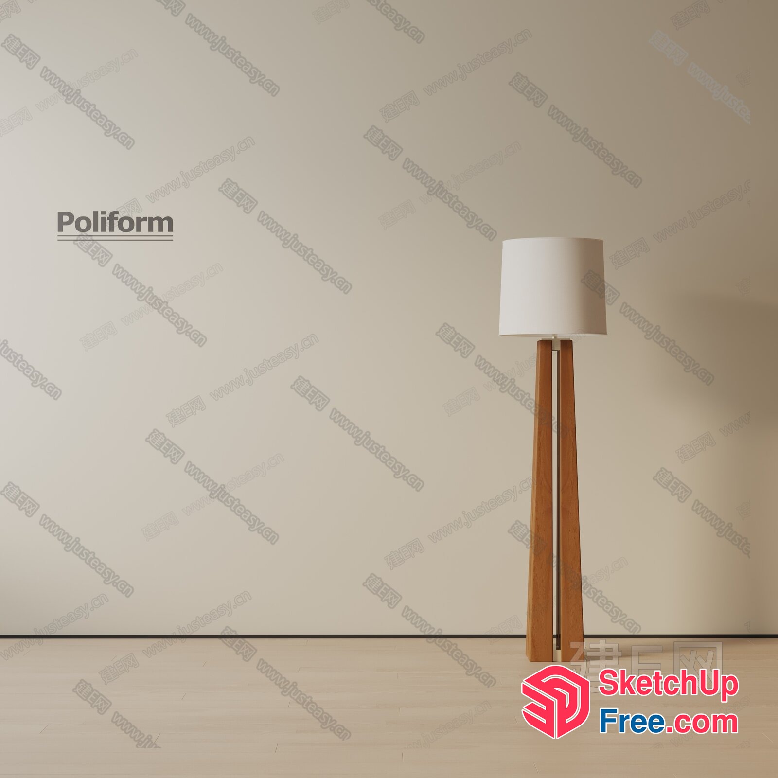 Modern Minimalist Interior Design 3D SketchUp File