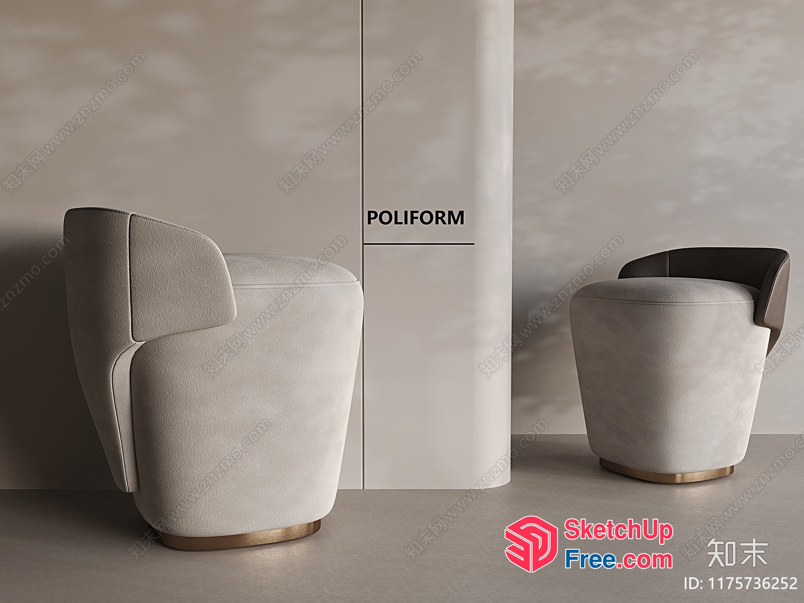 Elegant And Modern Office Furniture 3D SketchUp File