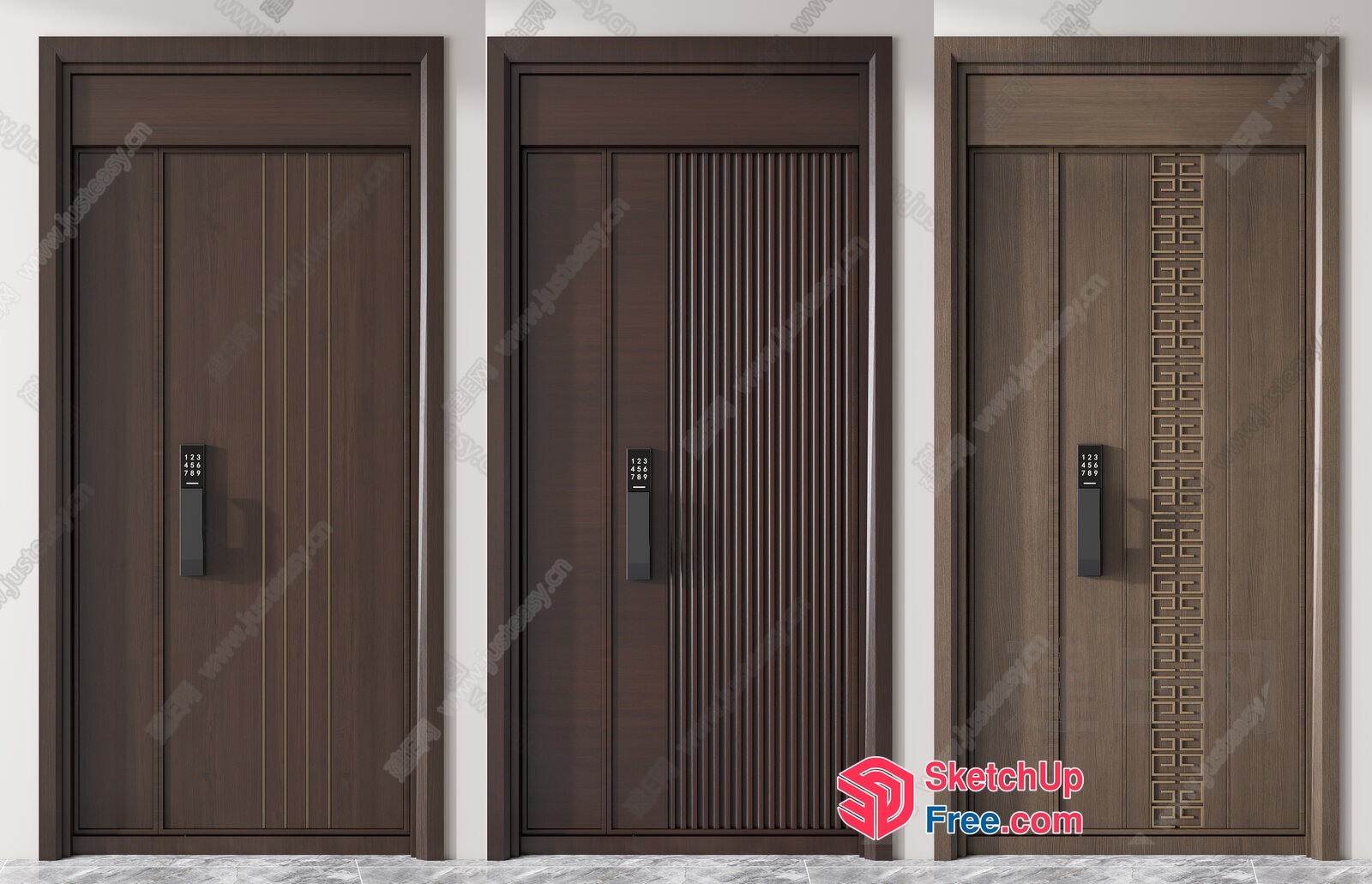 Modern Elevator Doors With Sleek And Elegant Design 3D SketchUp File