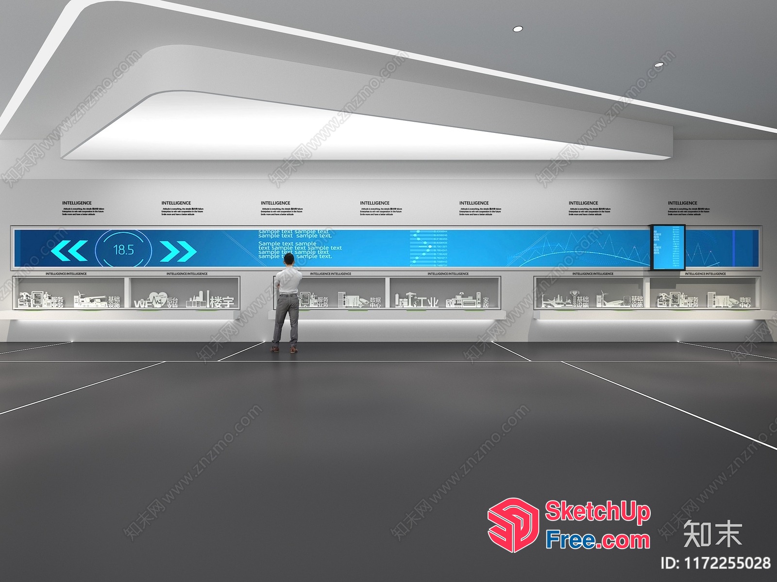 Modern Minimalist Interior Design 3D SketchUp File