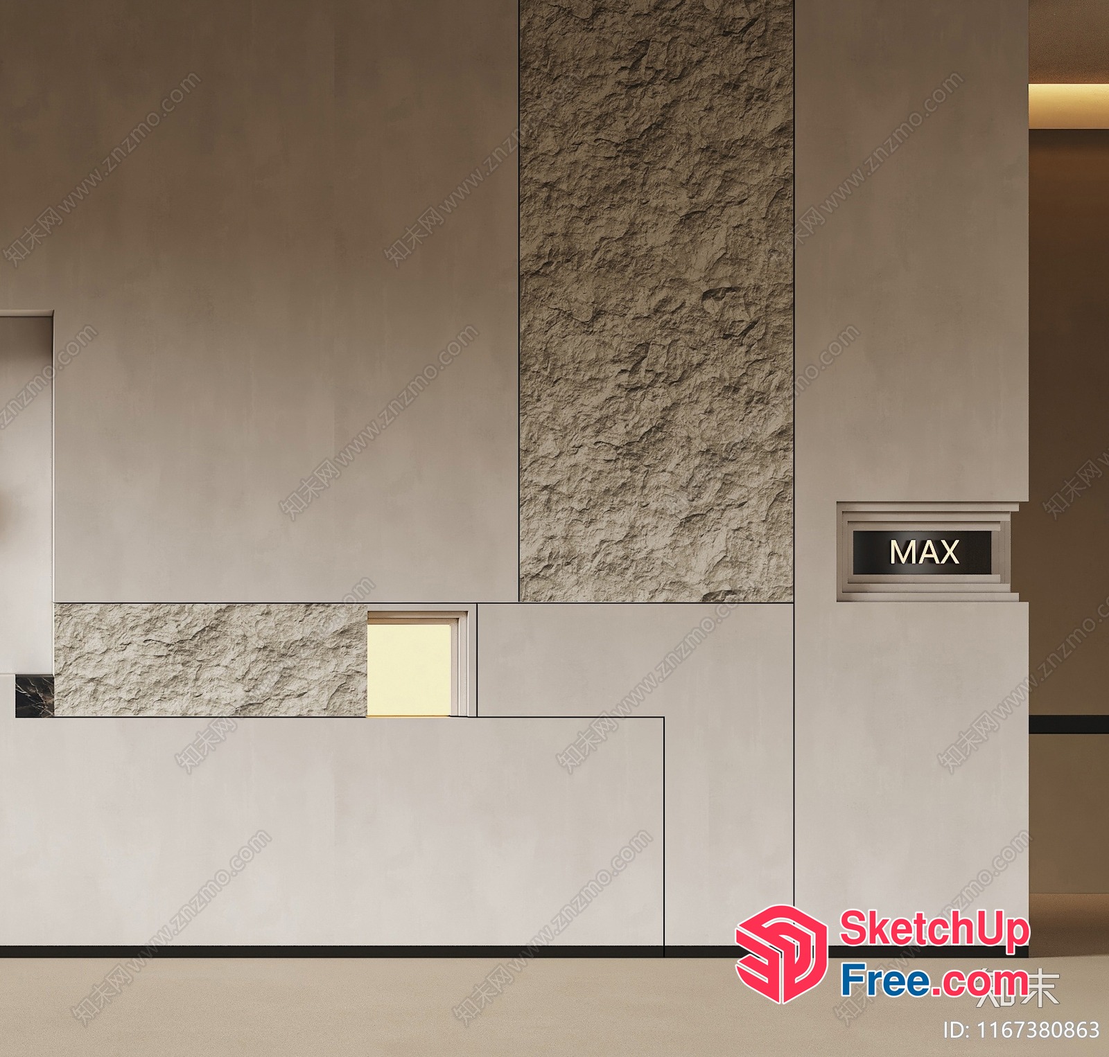 Modern Minimalist Interior Design 3D SketchUp File