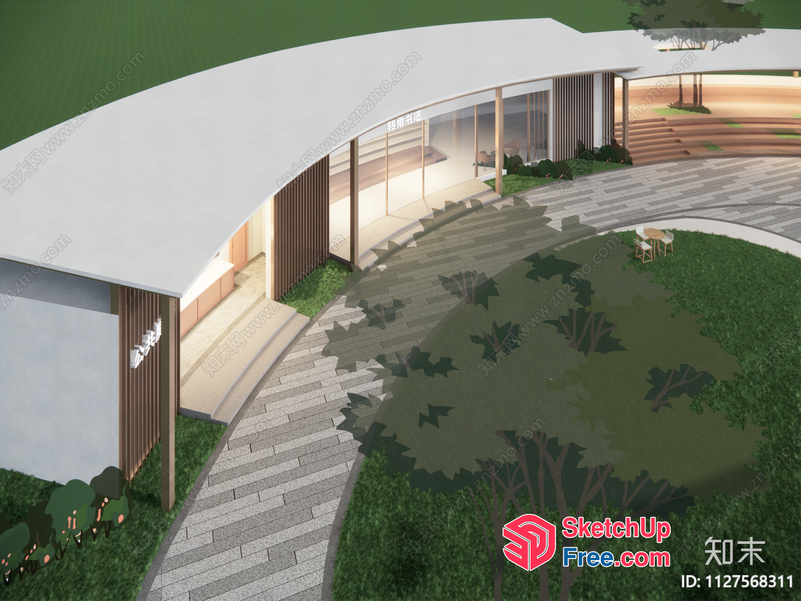 Modern Minimalist Exterior With Sleek Lines And Clean Design 3D SketchUp File