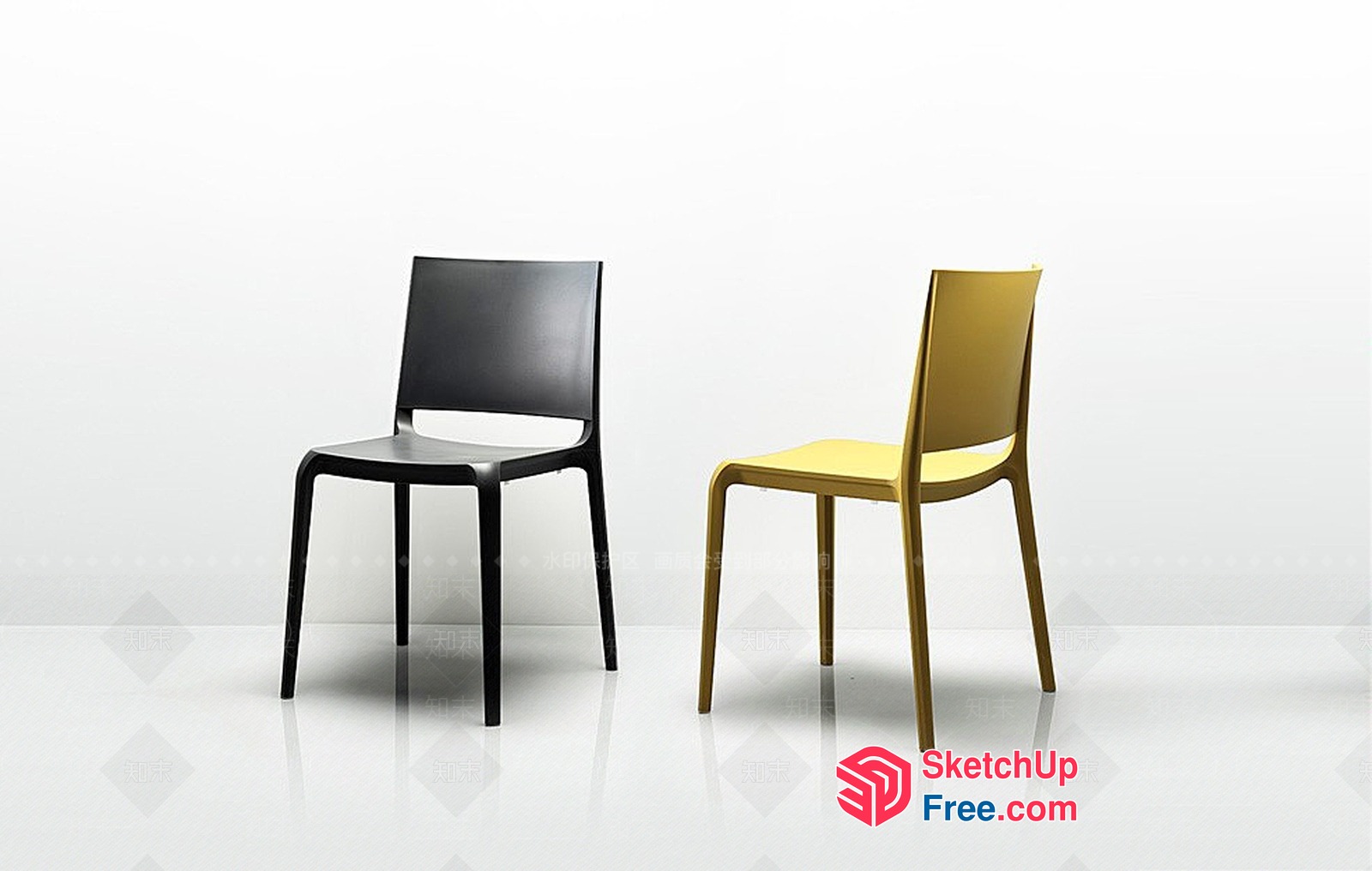 Simple Yet Elegant Chairs For Modern Living Spaces 3D SketchUp File