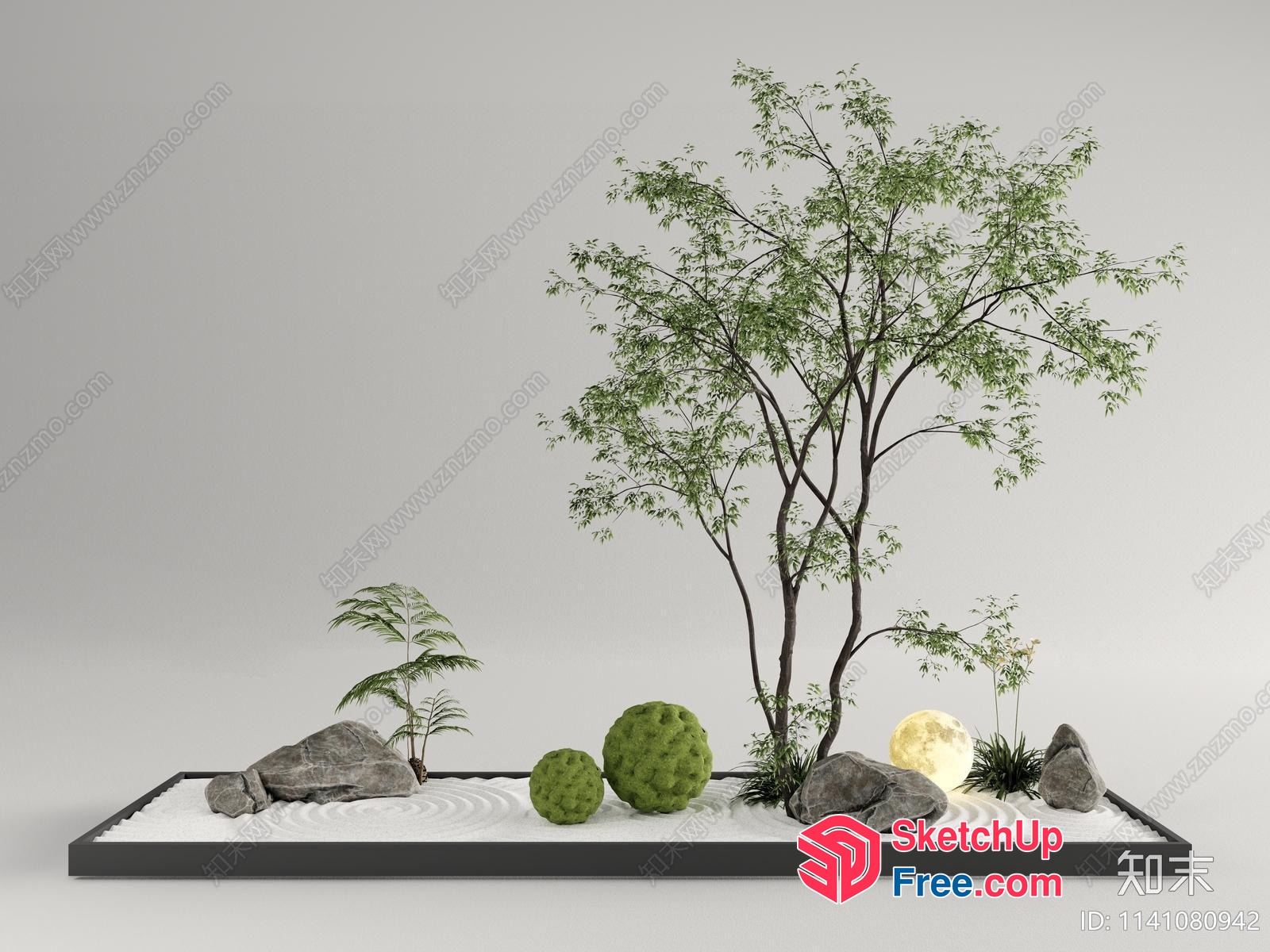 Serene Zen Garden 3D SketchUp File