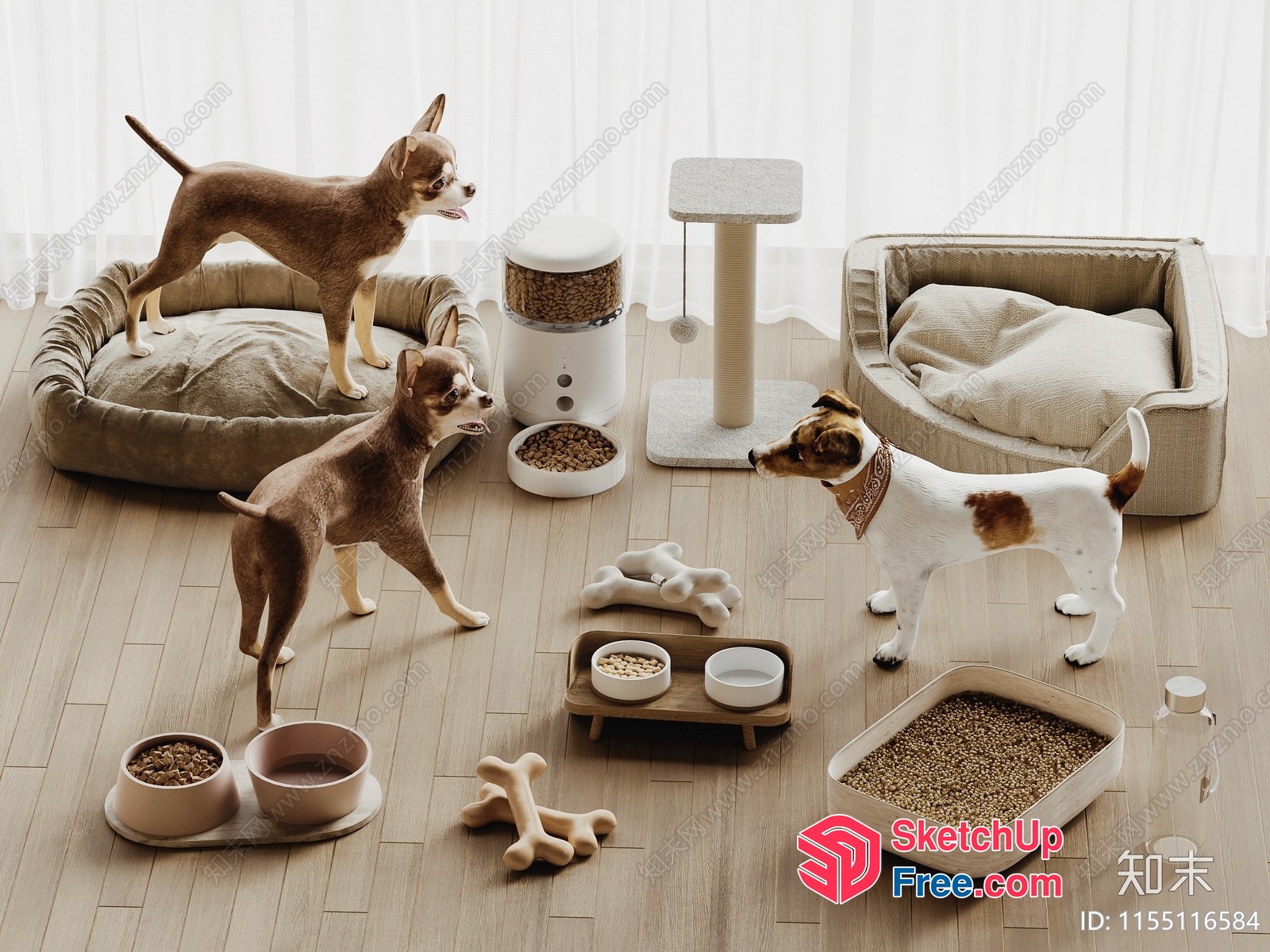 Cozy Canine Haven 3D SketchUp File