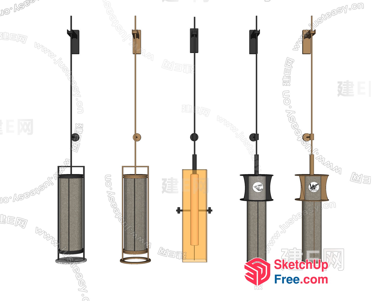 Modern Minimalist Elevator Stairs 3D SketchUp File