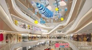 High-Ceiling Modern Shopping Mall 3D SketchUp File