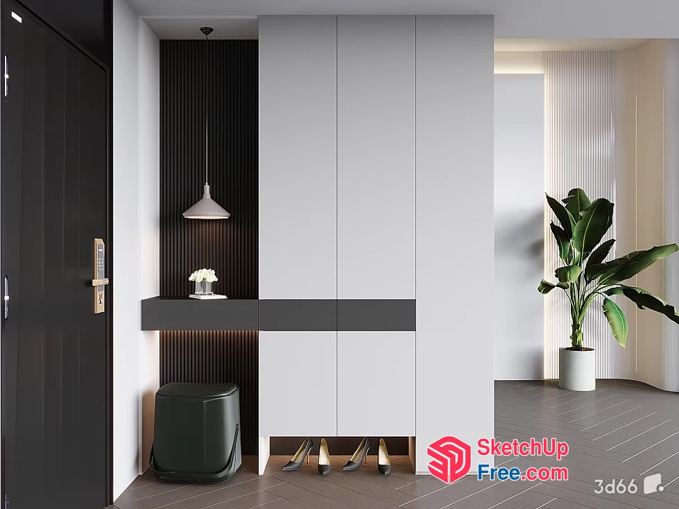 Modern Minimalist Interior Design 3D SketchUp File