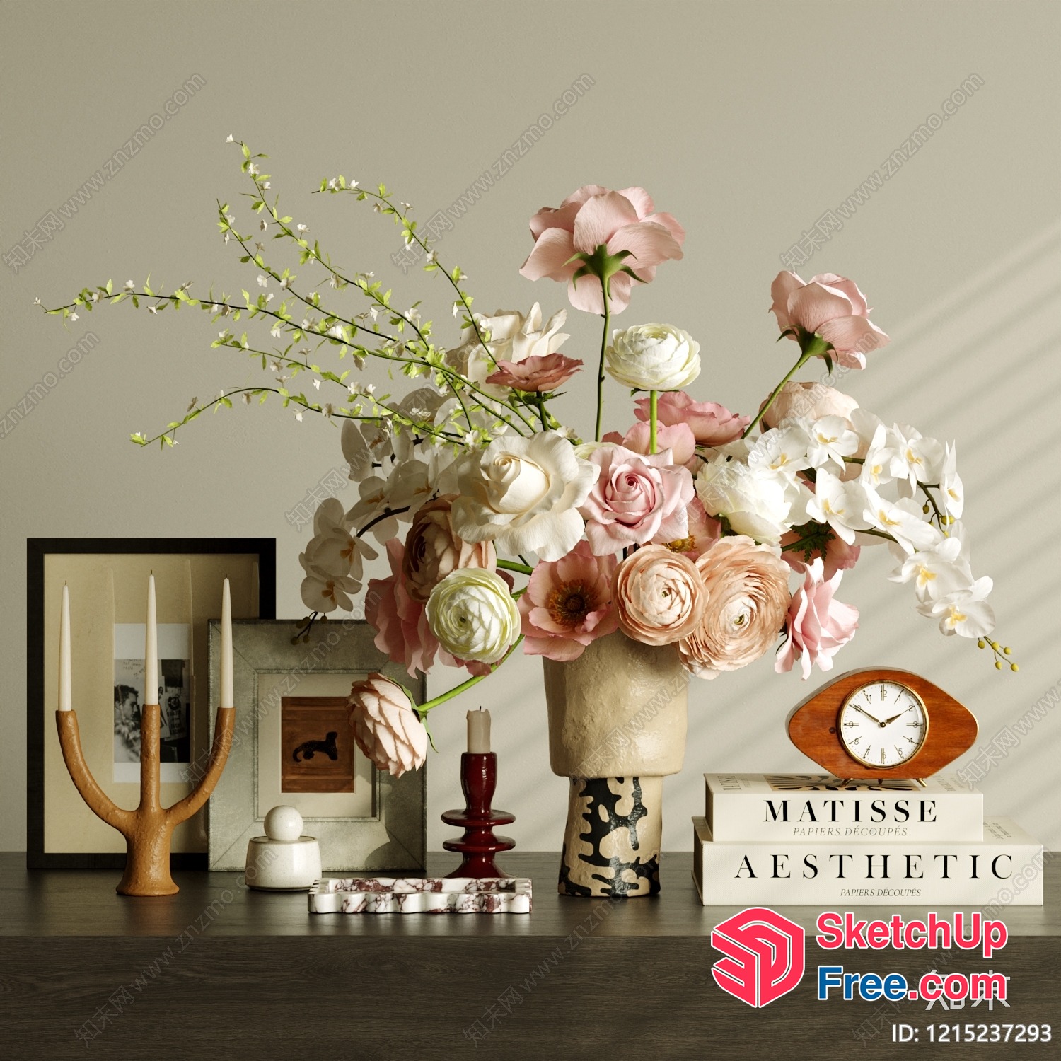 Elegant Home Decor With Artistic Touches 3D SketchUp File