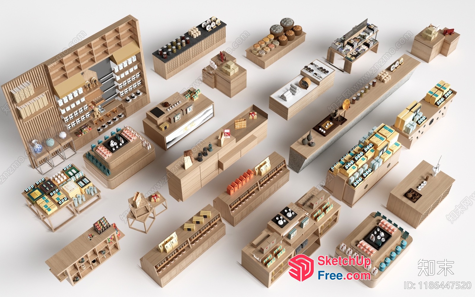 Various Furniture Pieces For Home And Office 3D SketchUp File