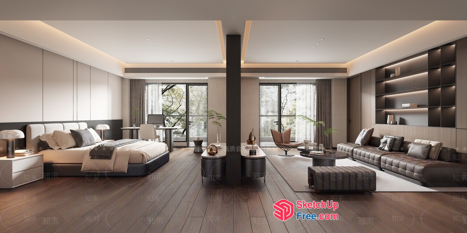 Modern Luxury Interior Design 3D SketchUp File