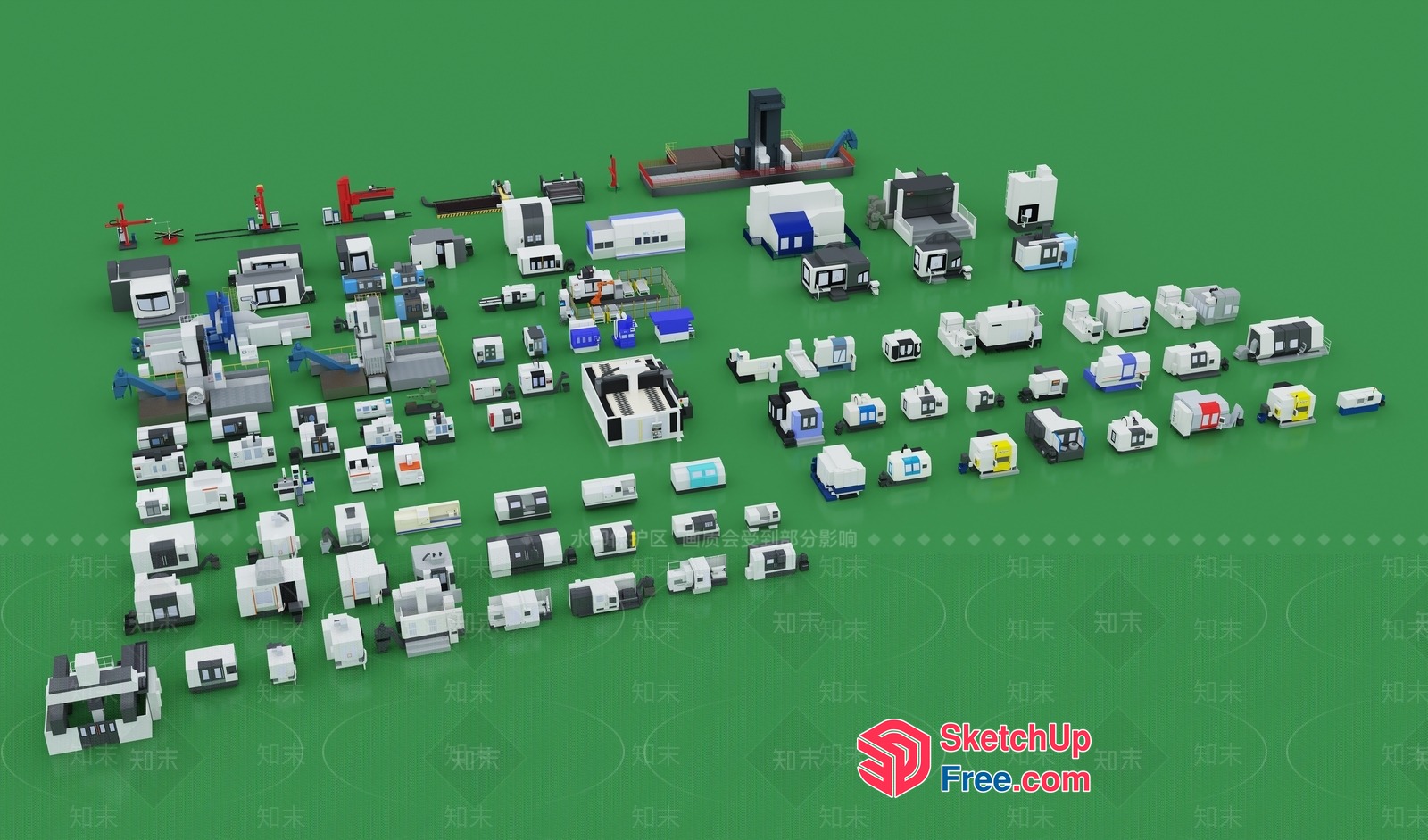 3D Models Of Various Buildings And Furniture 3D SketchUp File