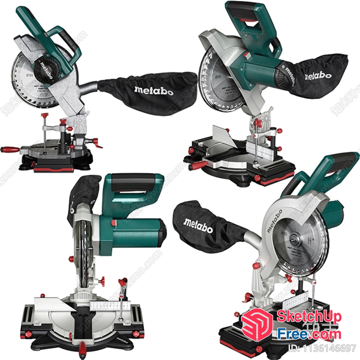 Metabo Miter Saw Collection 3D SketchUp File