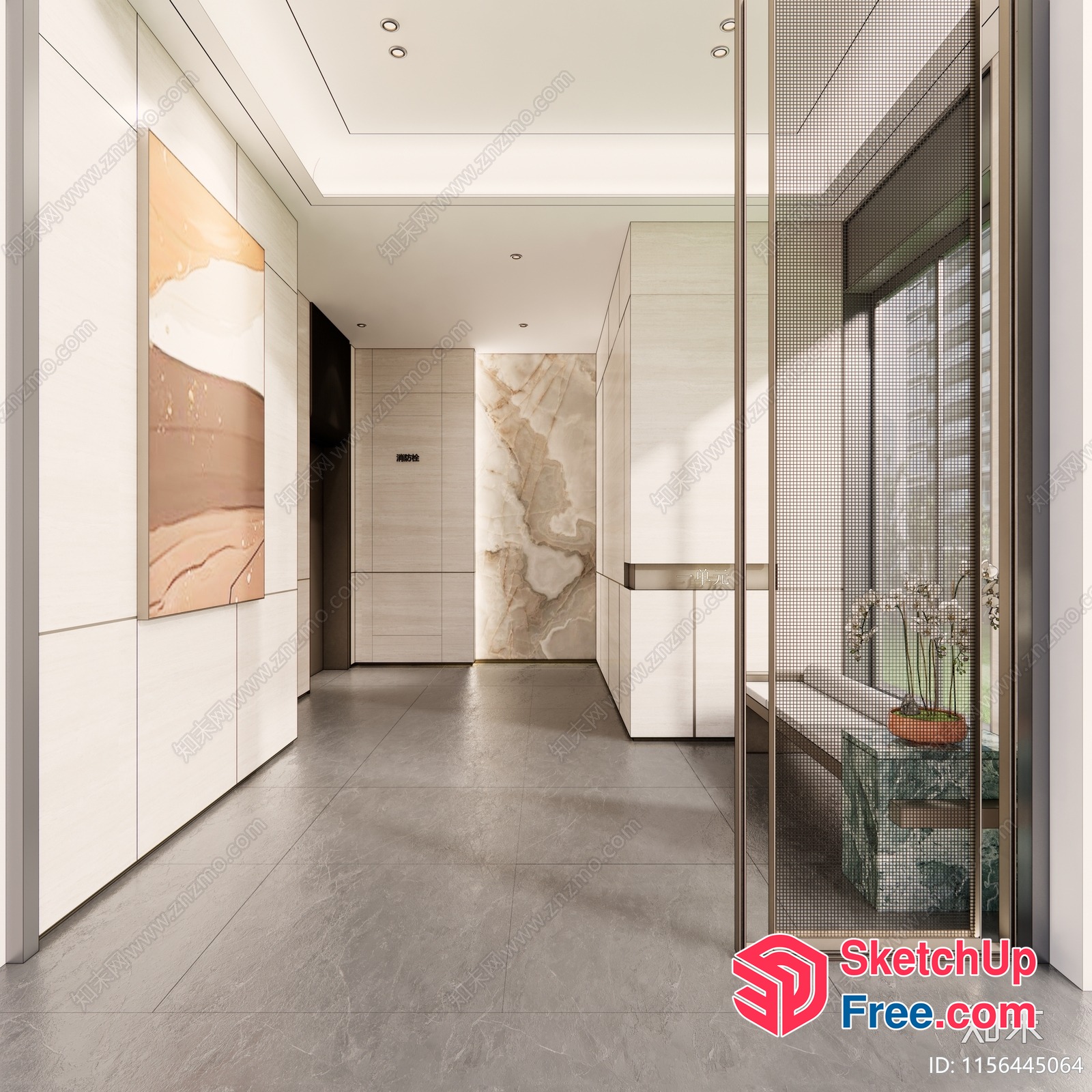 Minimalist Style Modern Interior 3D SketchUp File
