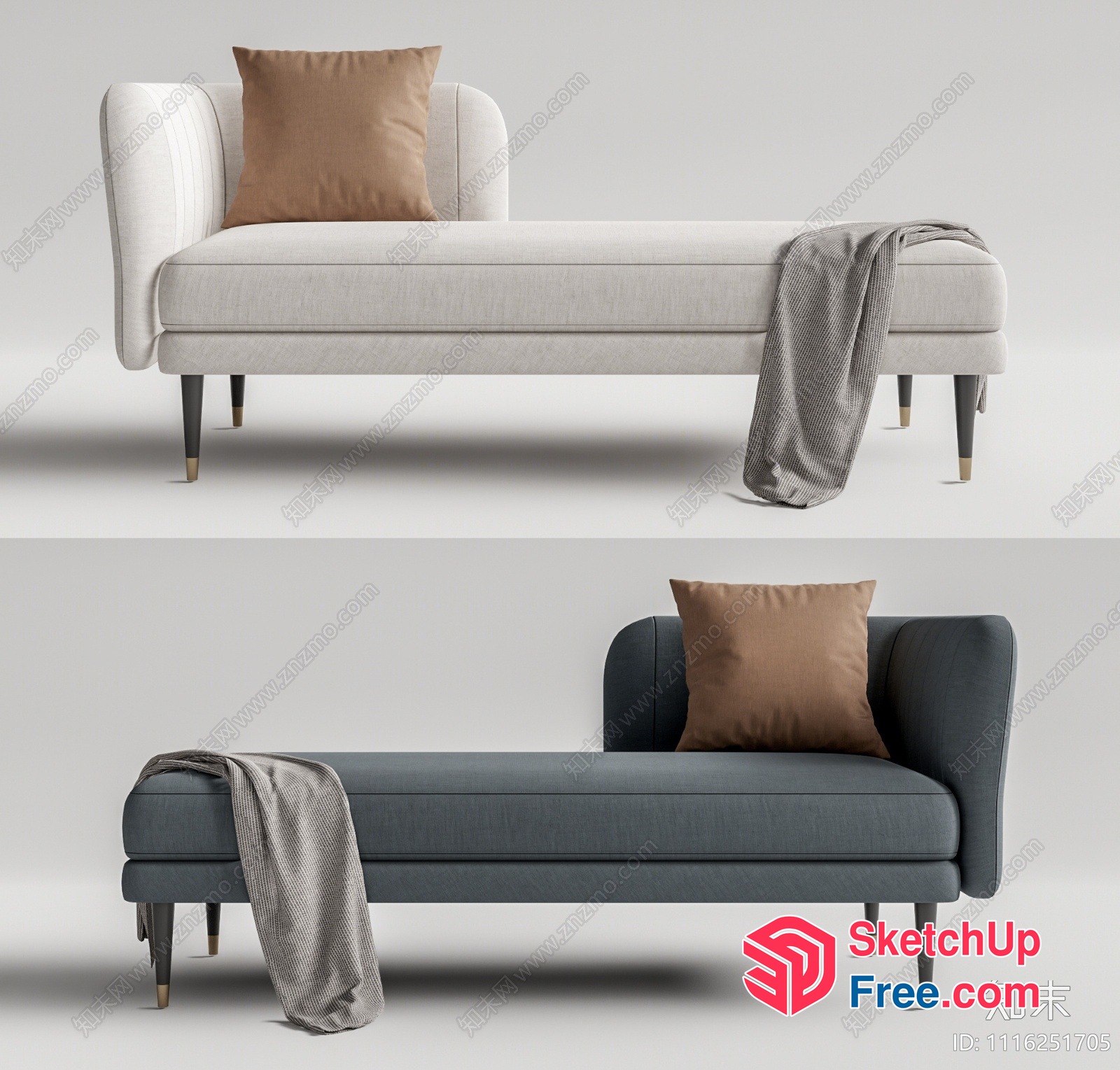 Modern Minimalist Sofa Designs 3D SketchUp File