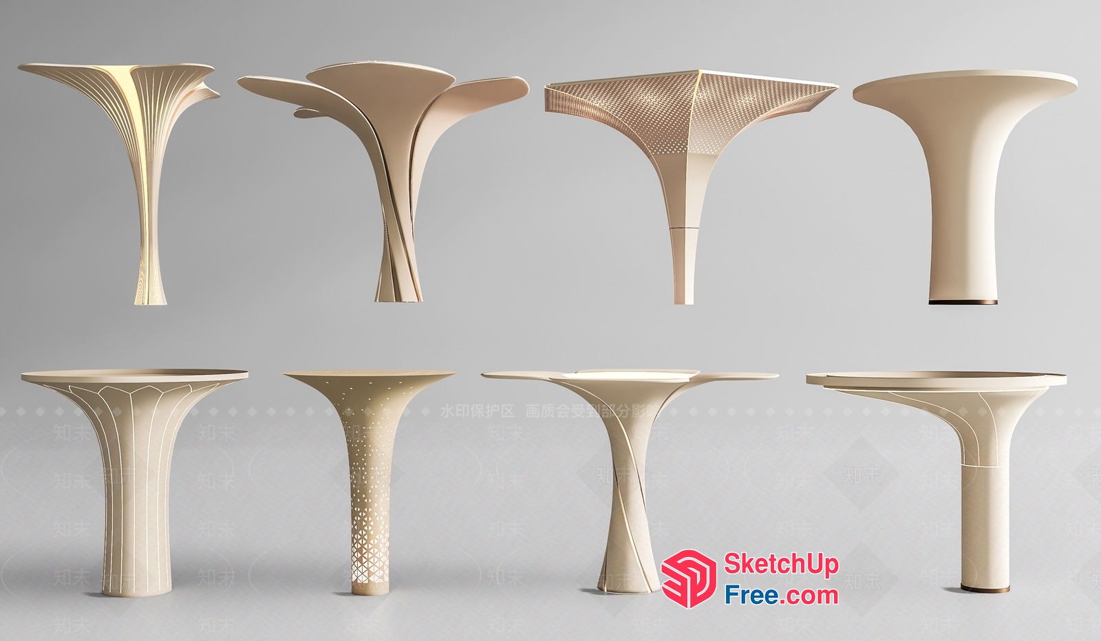 Unique Modern Furniture Designs 3D SketchUp File