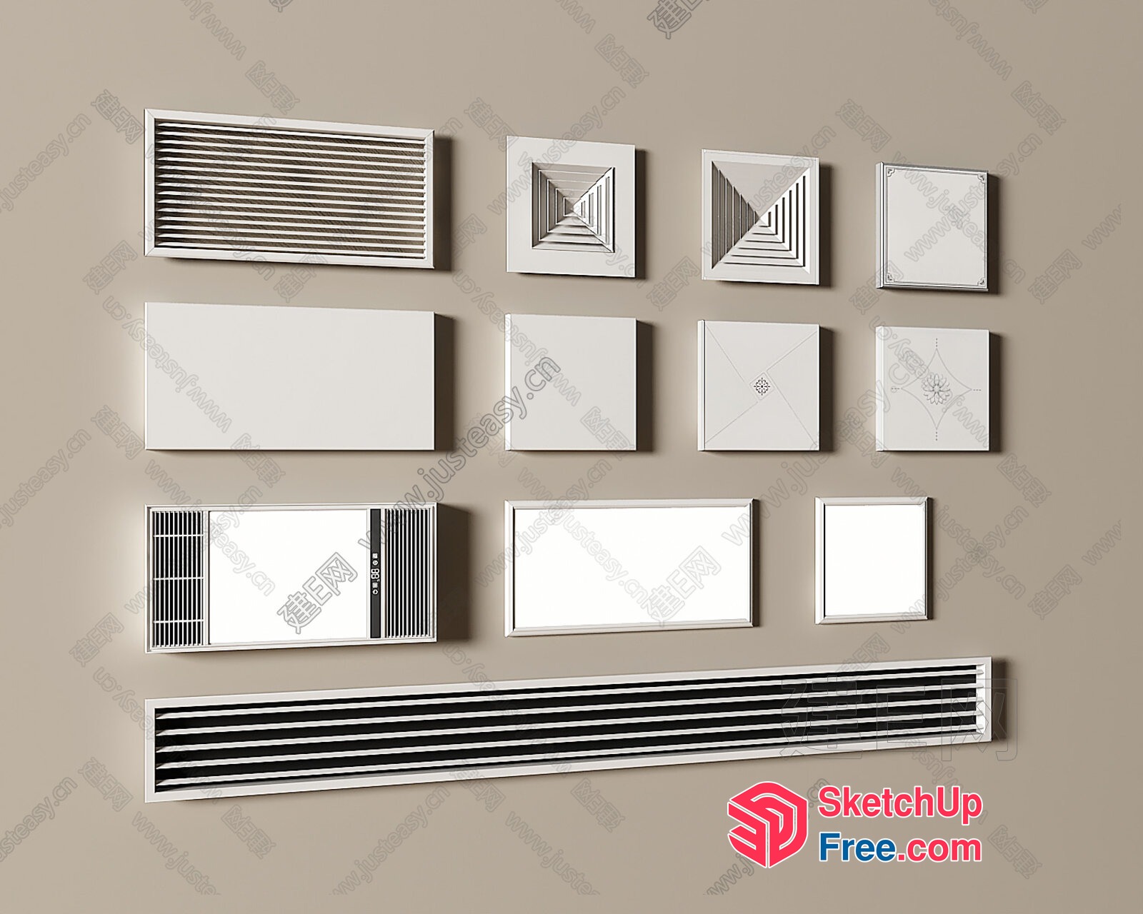 Ventilation System 3D SketchUp File