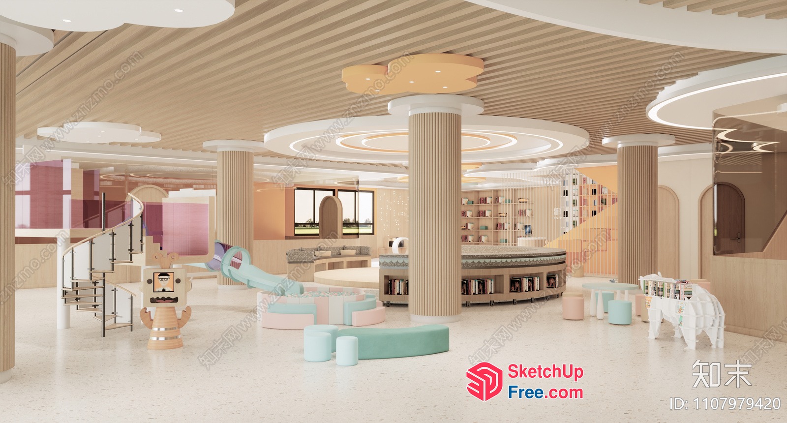 Modern Elegant Contemporary Interior Design 3D SketchUp File