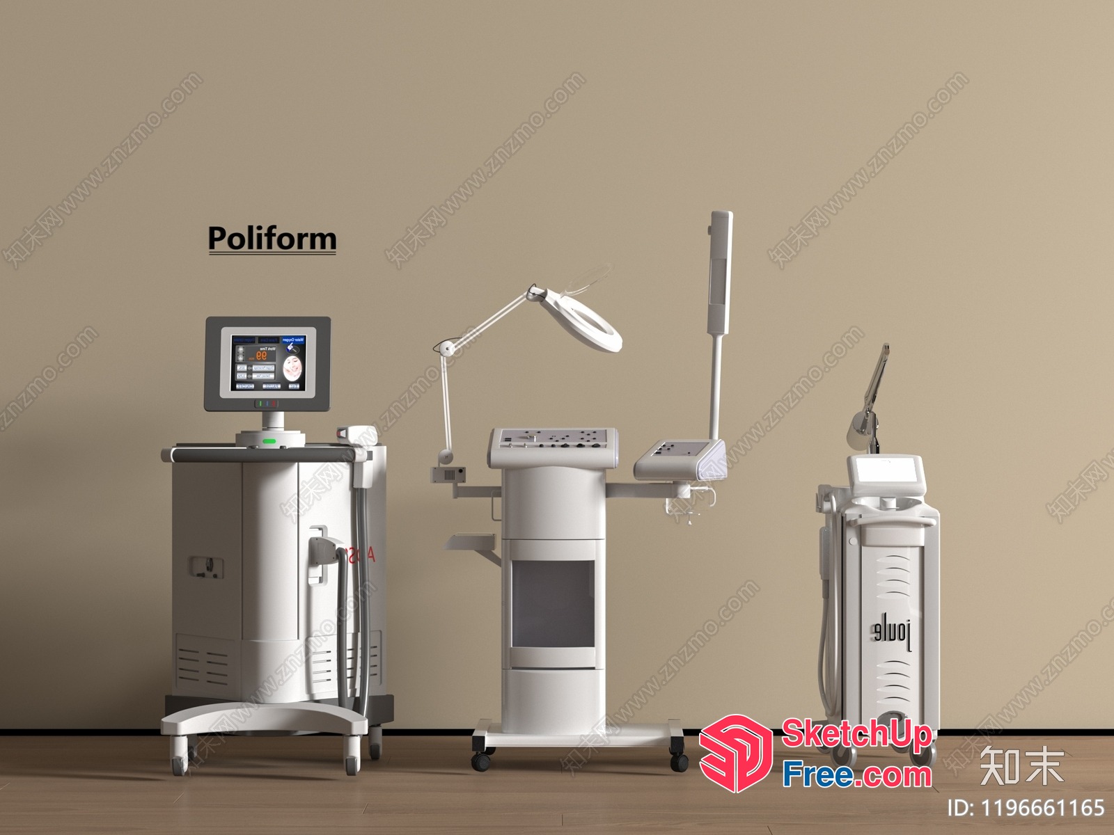 Dental Equipment And Furniture 3D SketchUp File