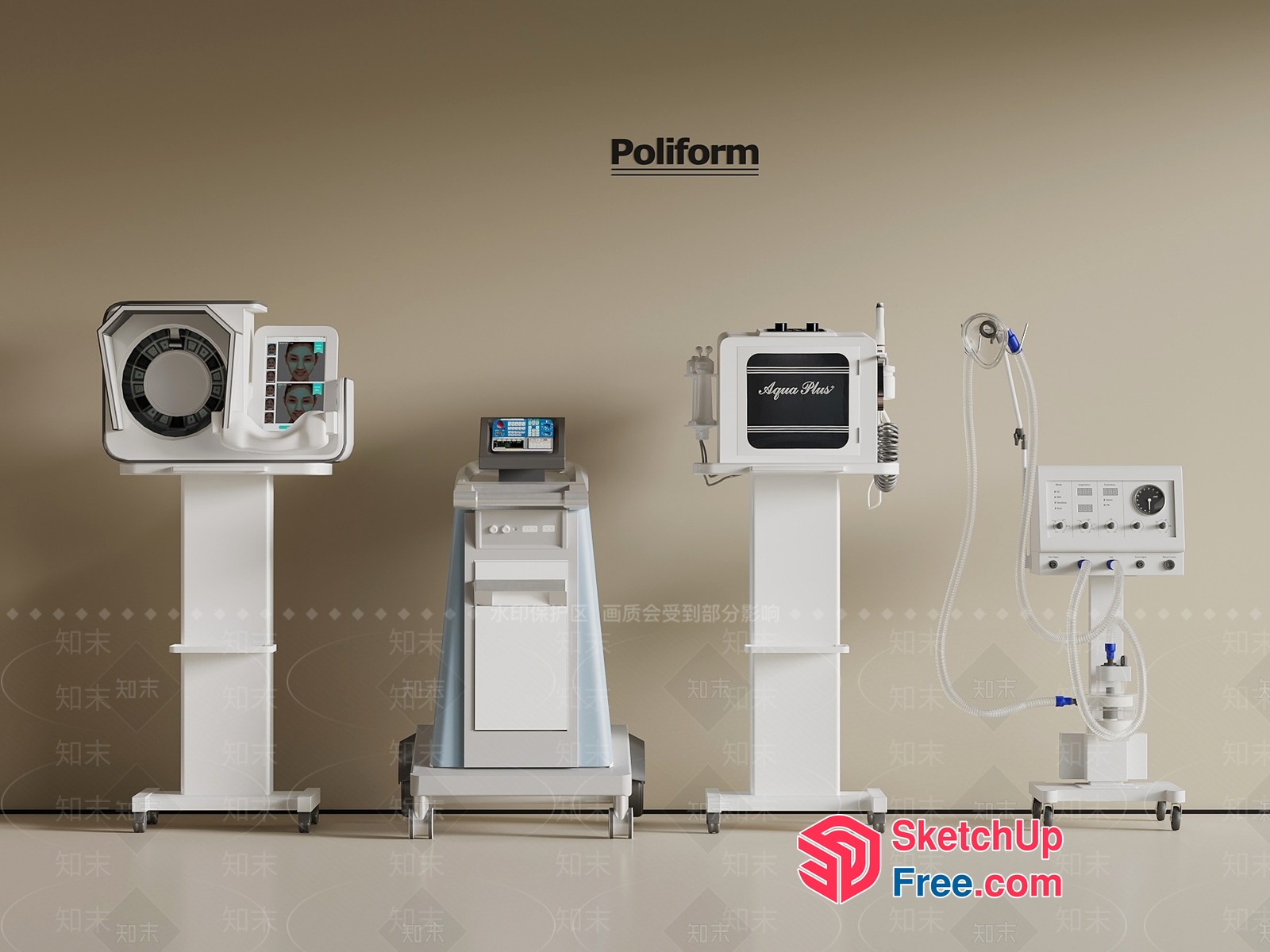 Poliform Medical Equipment 3D SketchUp File