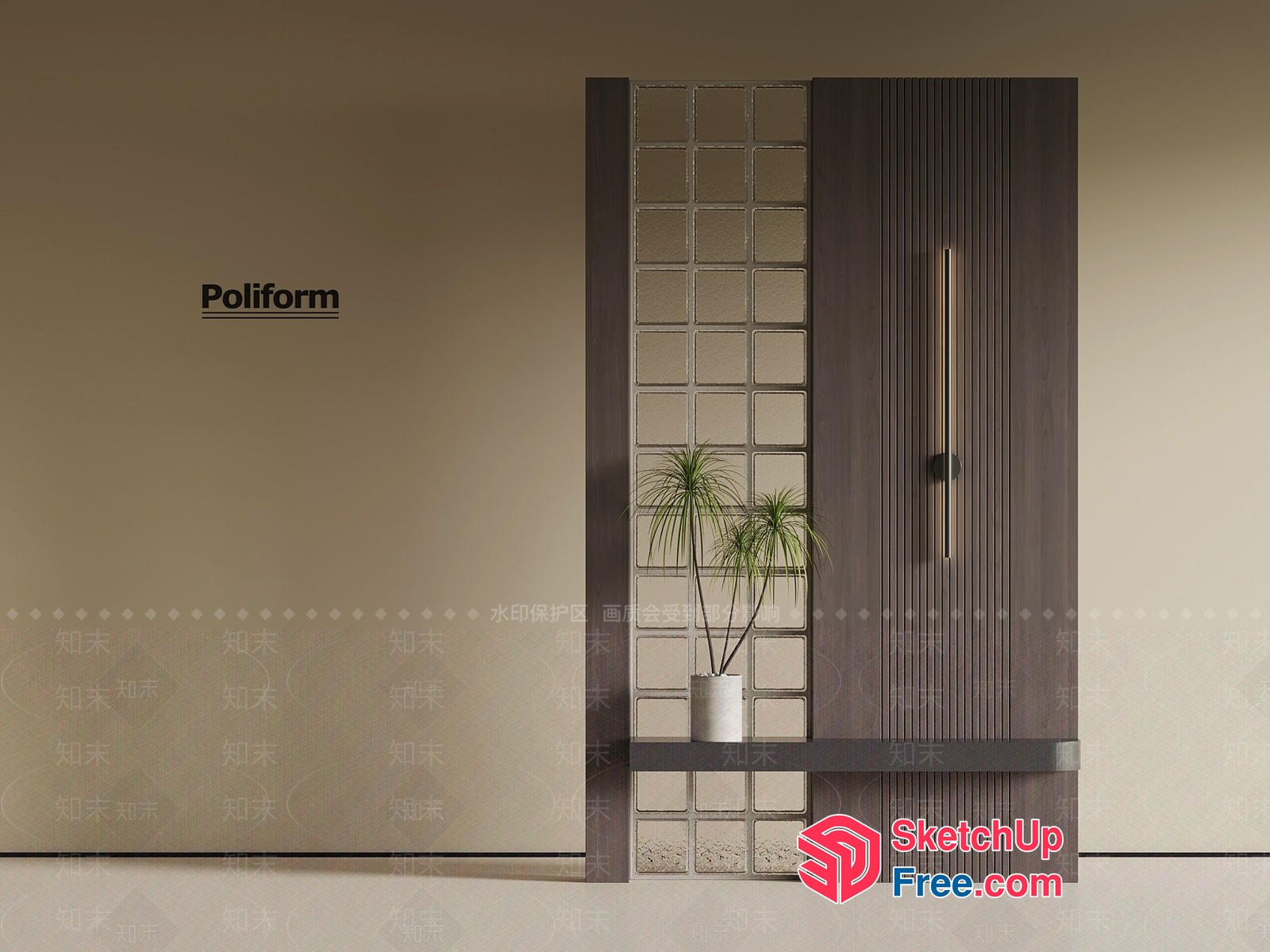 Poliform Door And Windows 3D SketchUp File