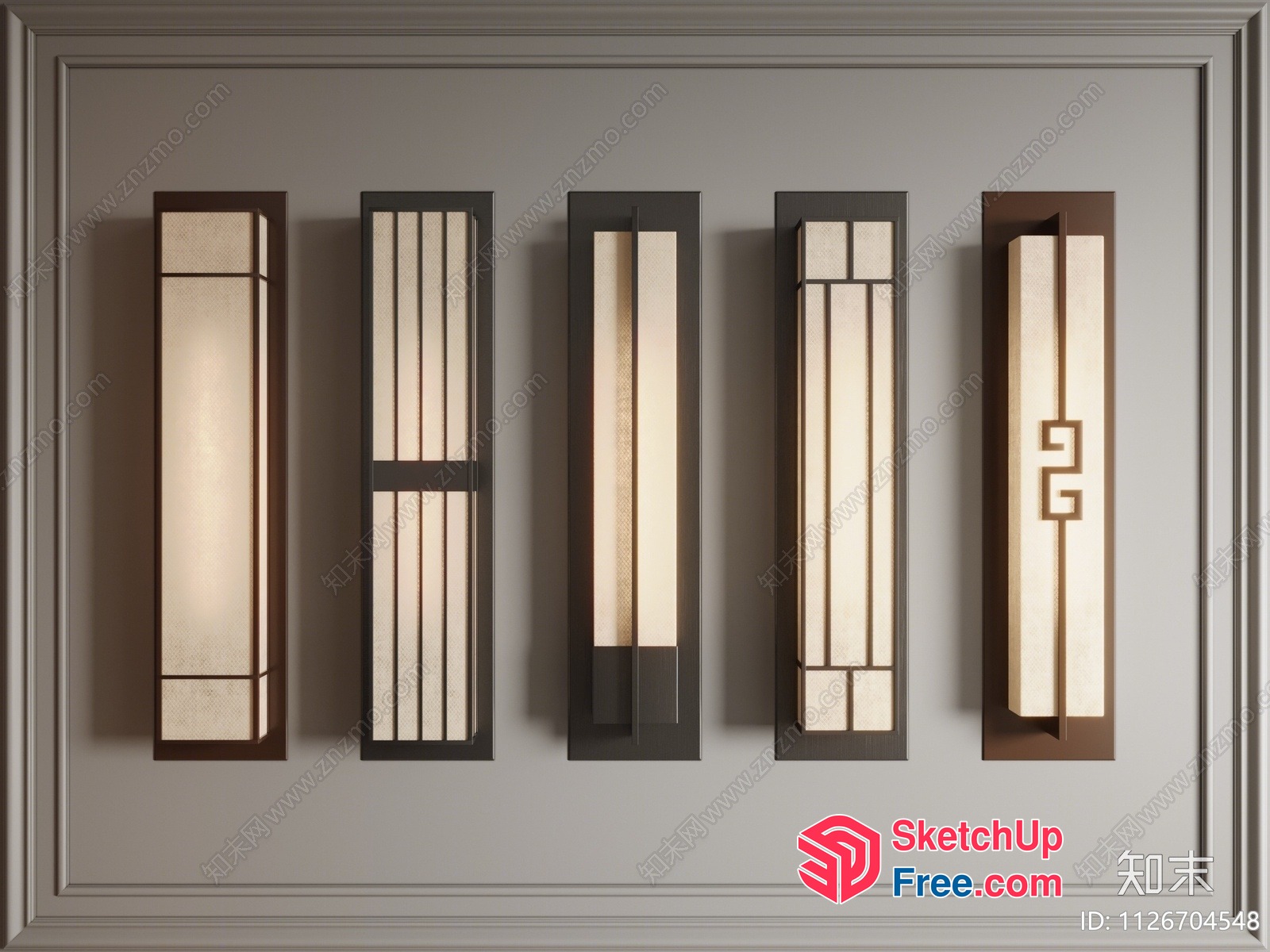 Modern Light Fixtures With Unique Designs 3D SketchUp File