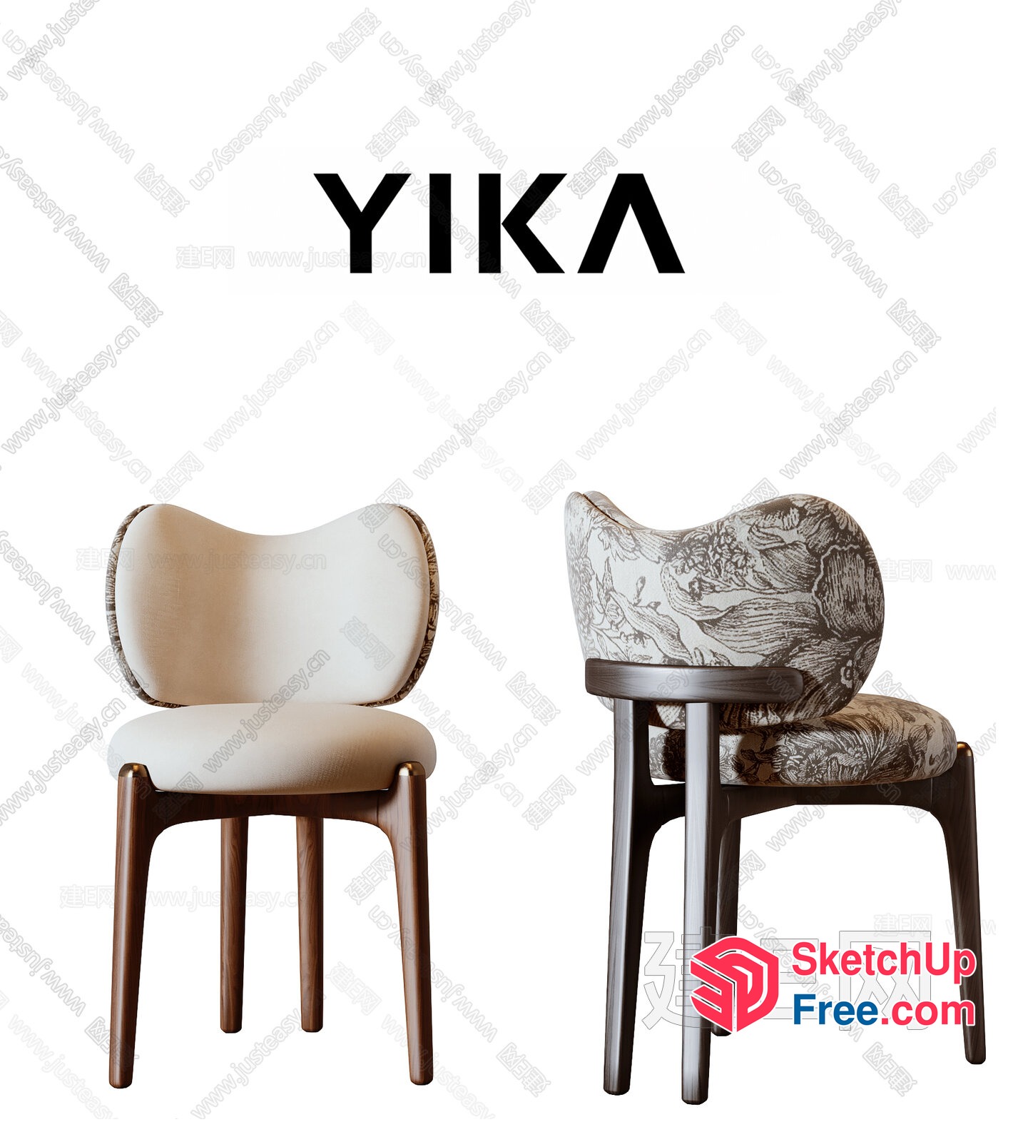Yika Elegant And Modern Chairs 3D SketchUp File