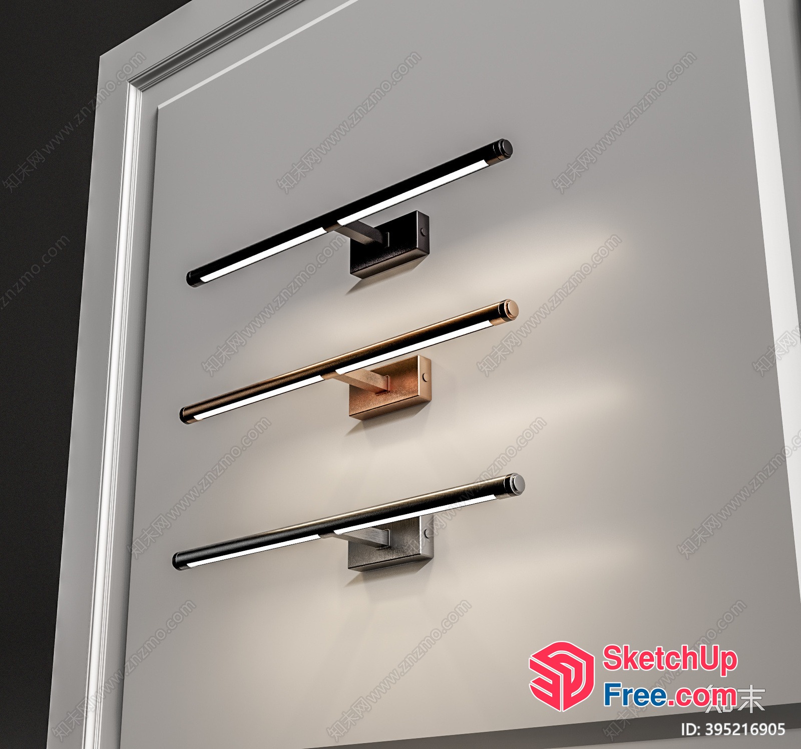 Modern Bathroom Hardware And Accessories 3D SketchUp File