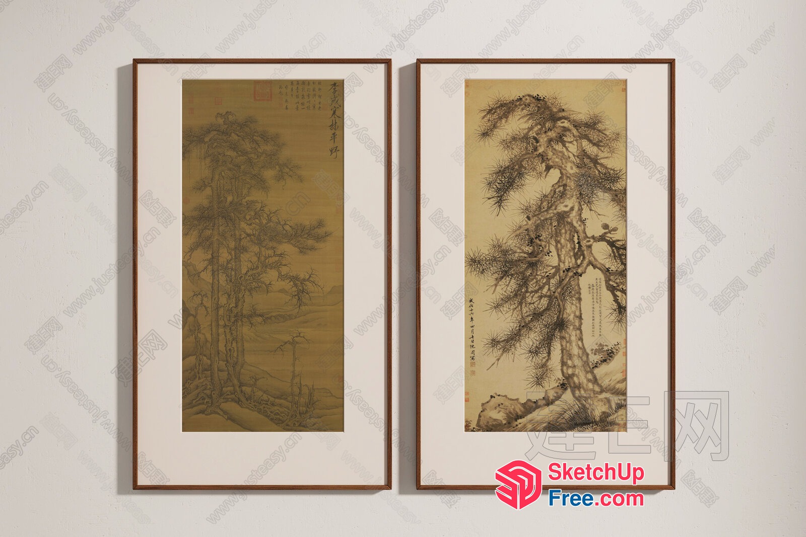 Traditional Chinese Landscape Art 3D SketchUp File