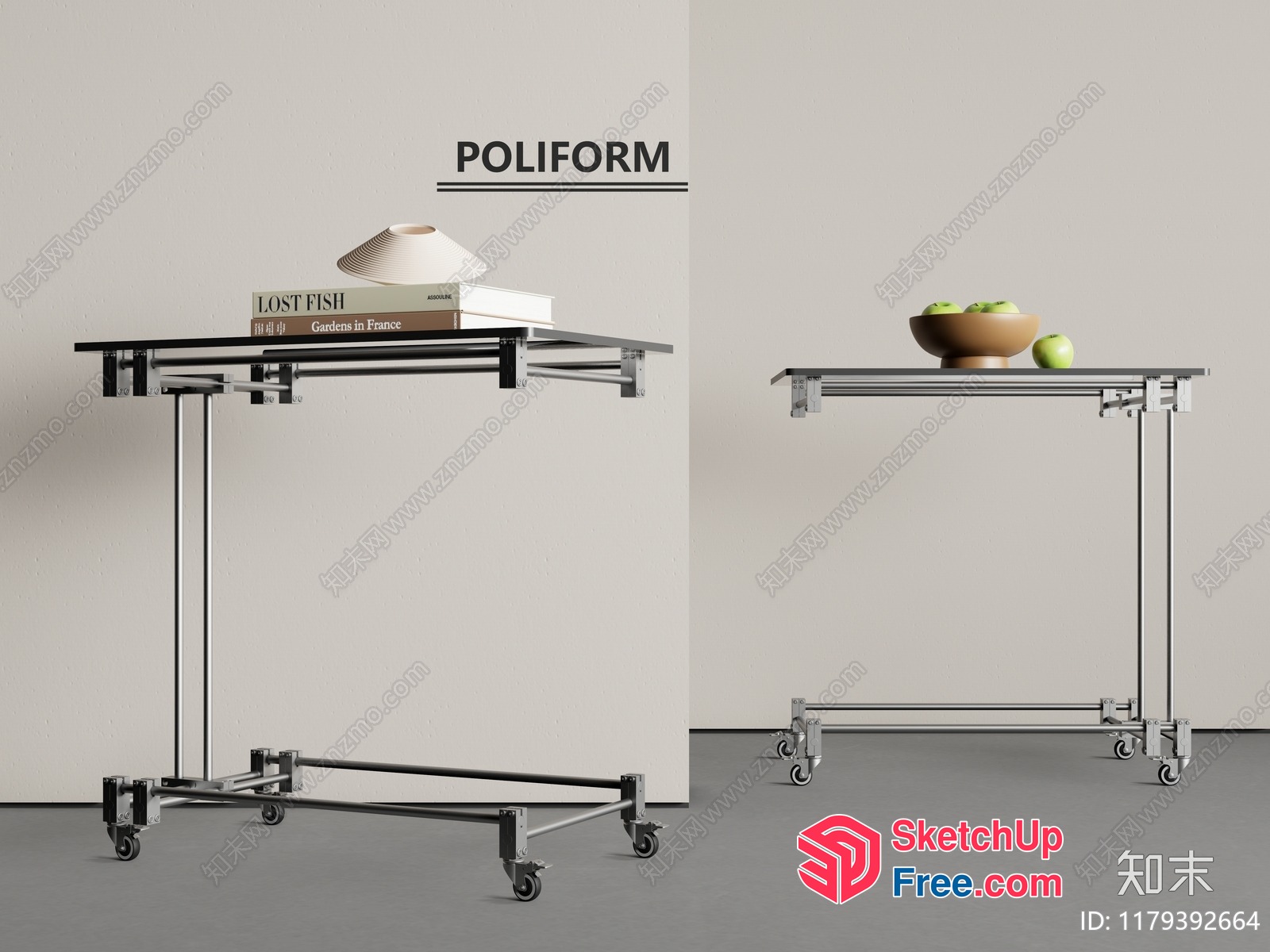 Modern Poliform Furniture Collection 3D SketchUp File